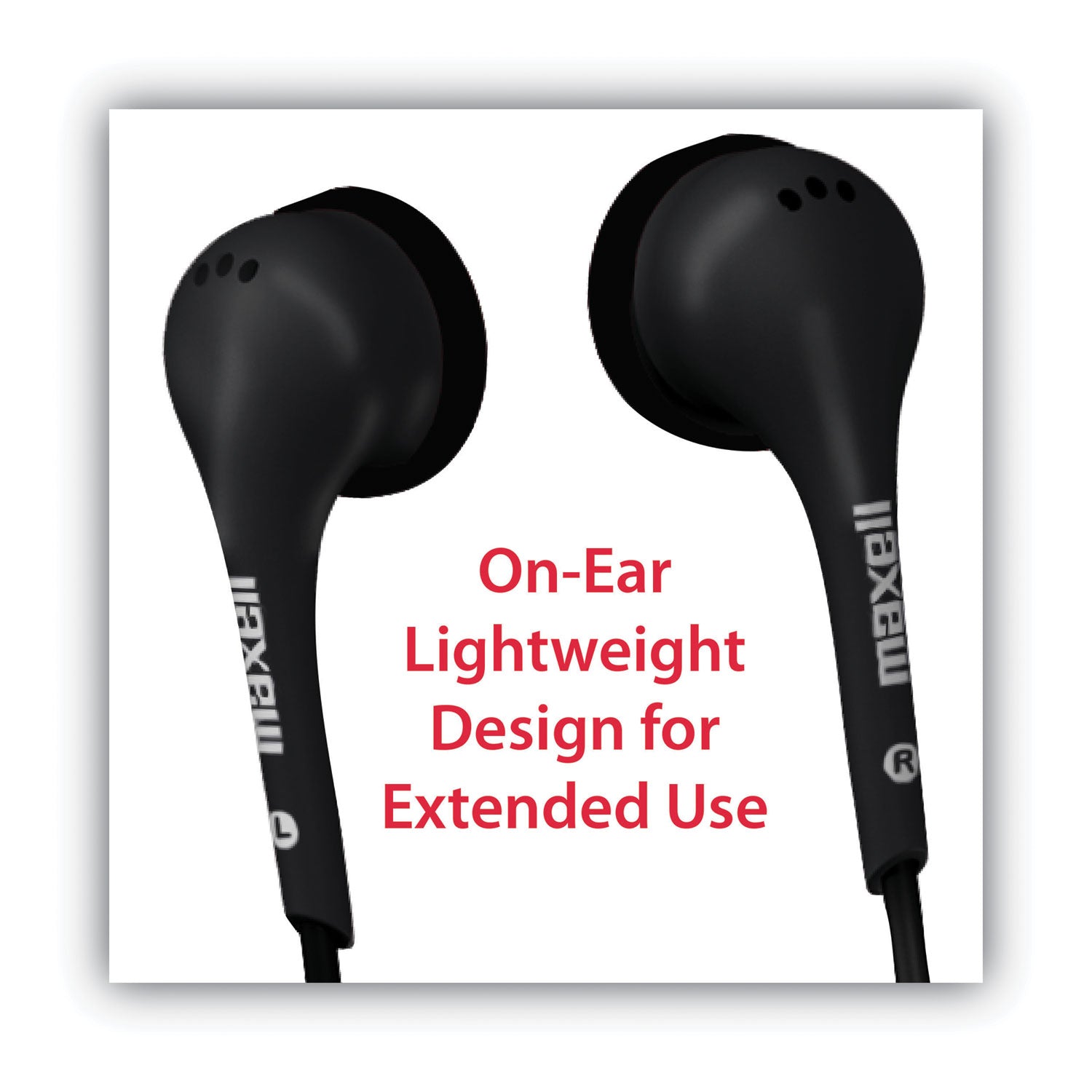 Mini-phone (3.5mm) - Wired - Earbud - In-ear - 6 ft Cable - Black