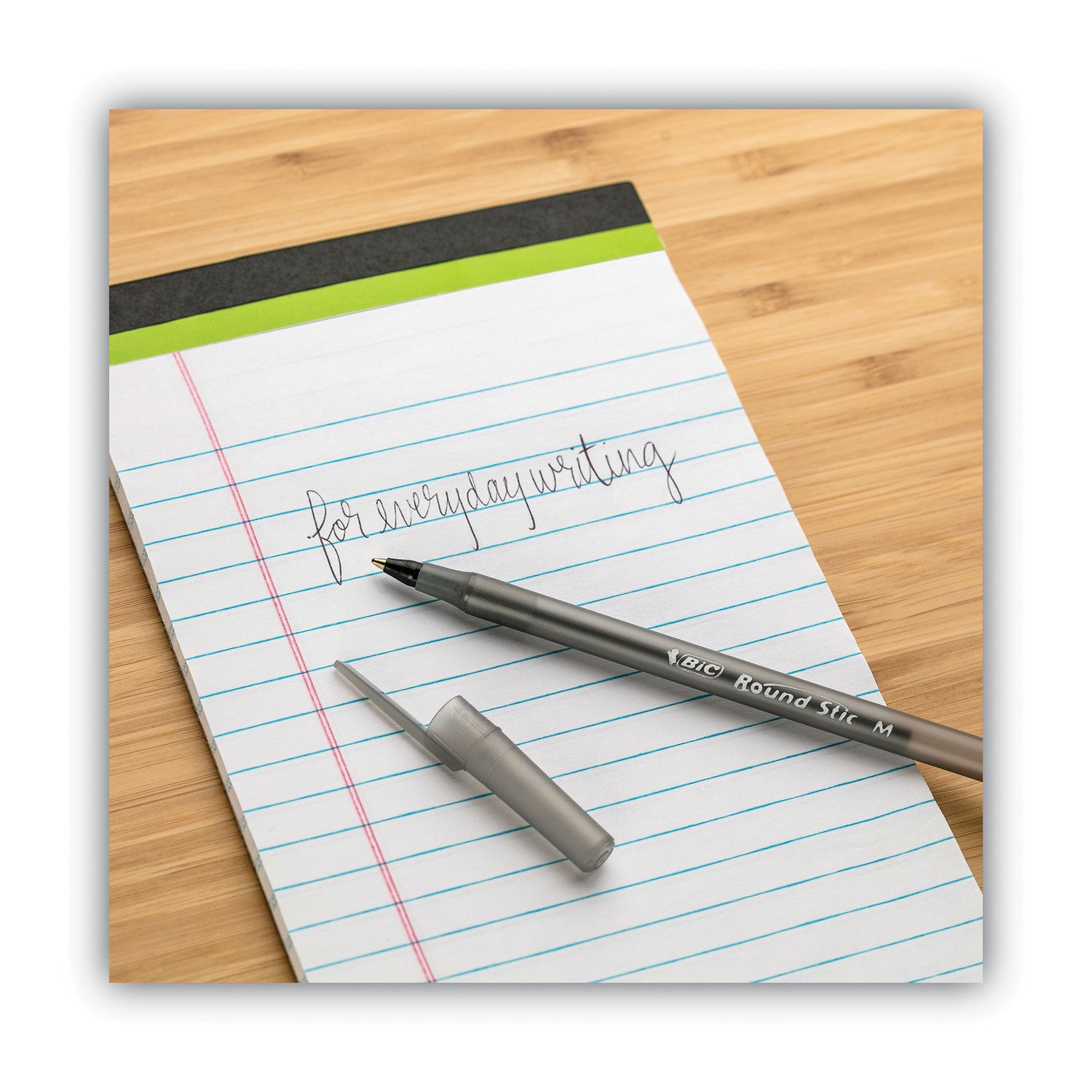 Round Stic® Pen, Medium Point, Black, Pack of 12