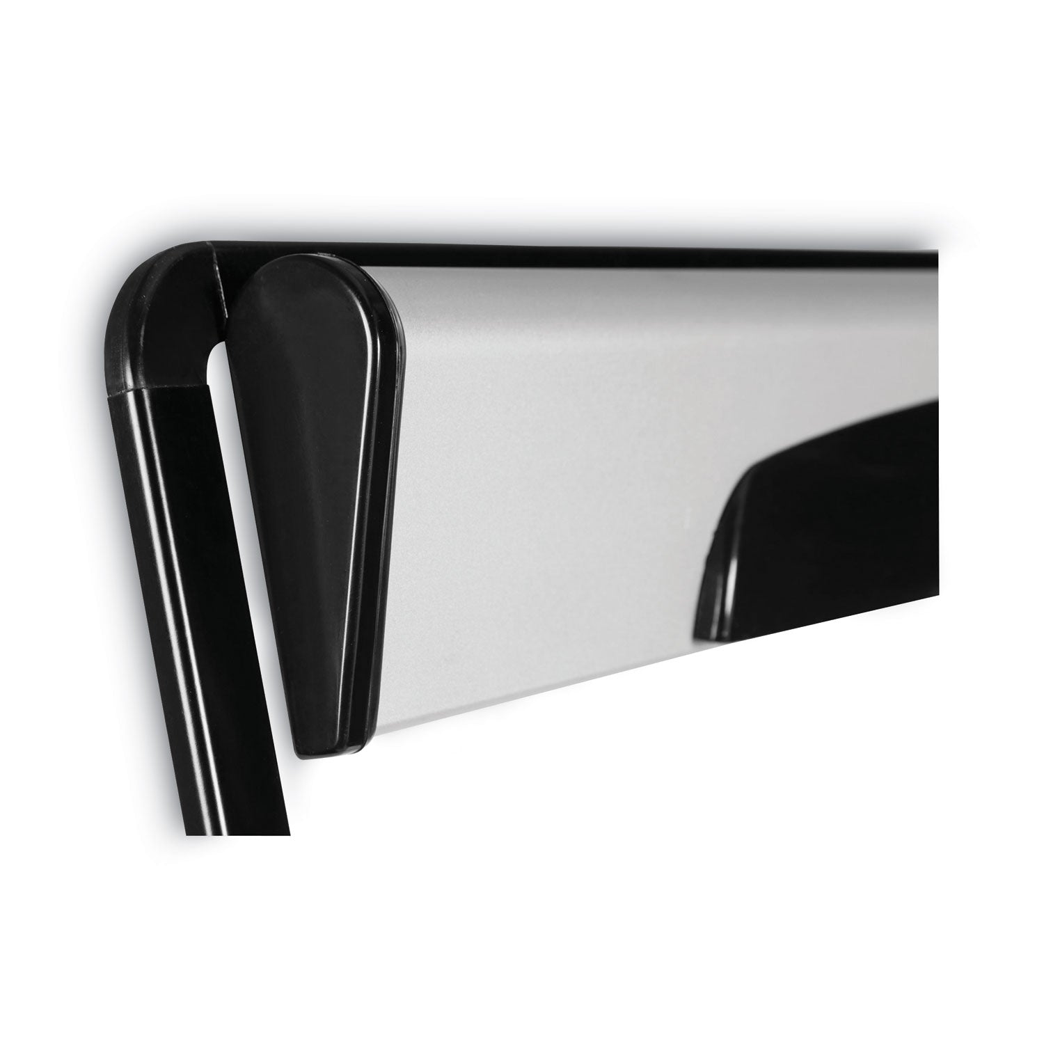 Magnetic Gold Ultra Dry Erase Tripod Presentation Easel with Arms, 28" x 38.5", White Surface, Black/Silver Aluminum Frame
