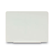 Magnetic Glass Dry Erase Board, 60" x 48", Opaque White Surface