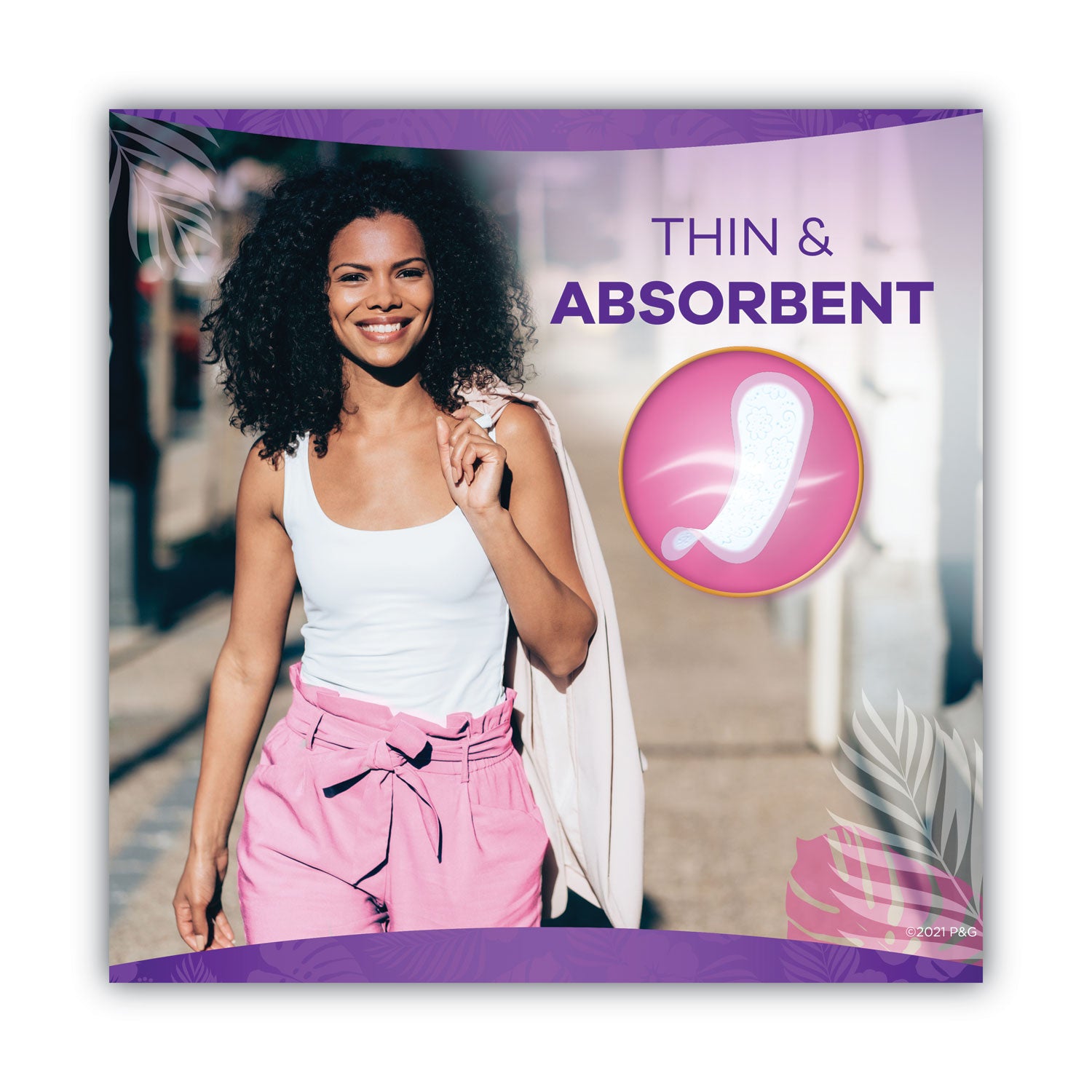 Thin Daily Panty Liners, Regular,
