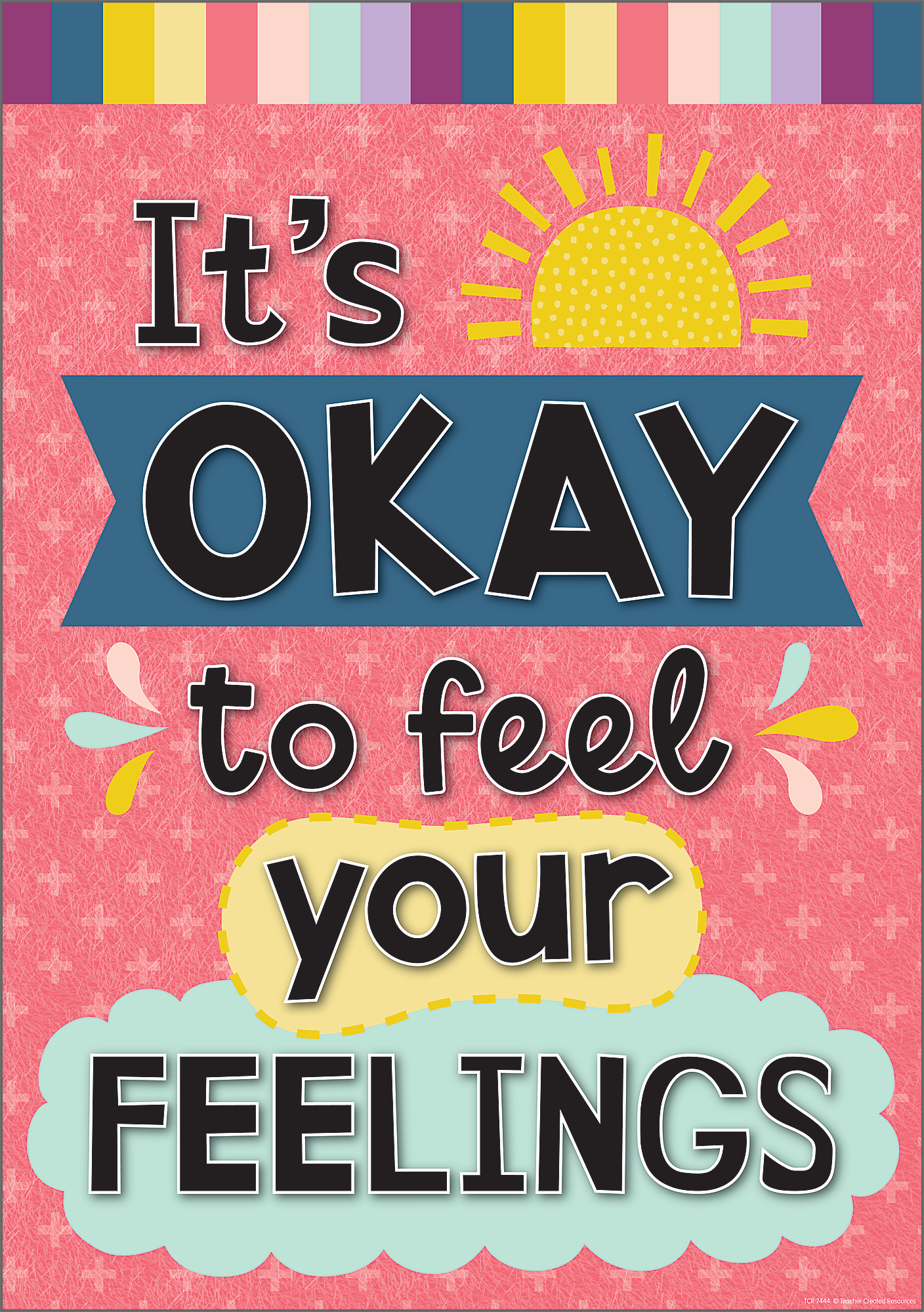 It’s Okay to Feel Your Feelings Positive Poster