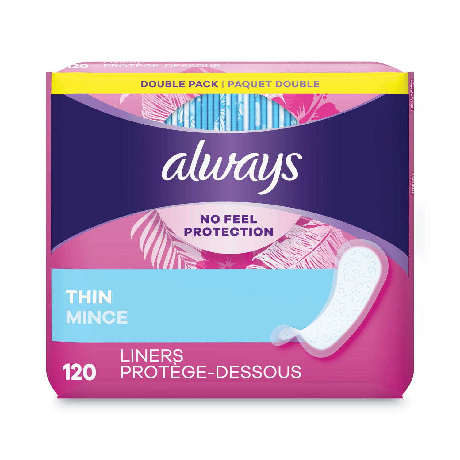 Thin Daily Panty Liners, Regular,
