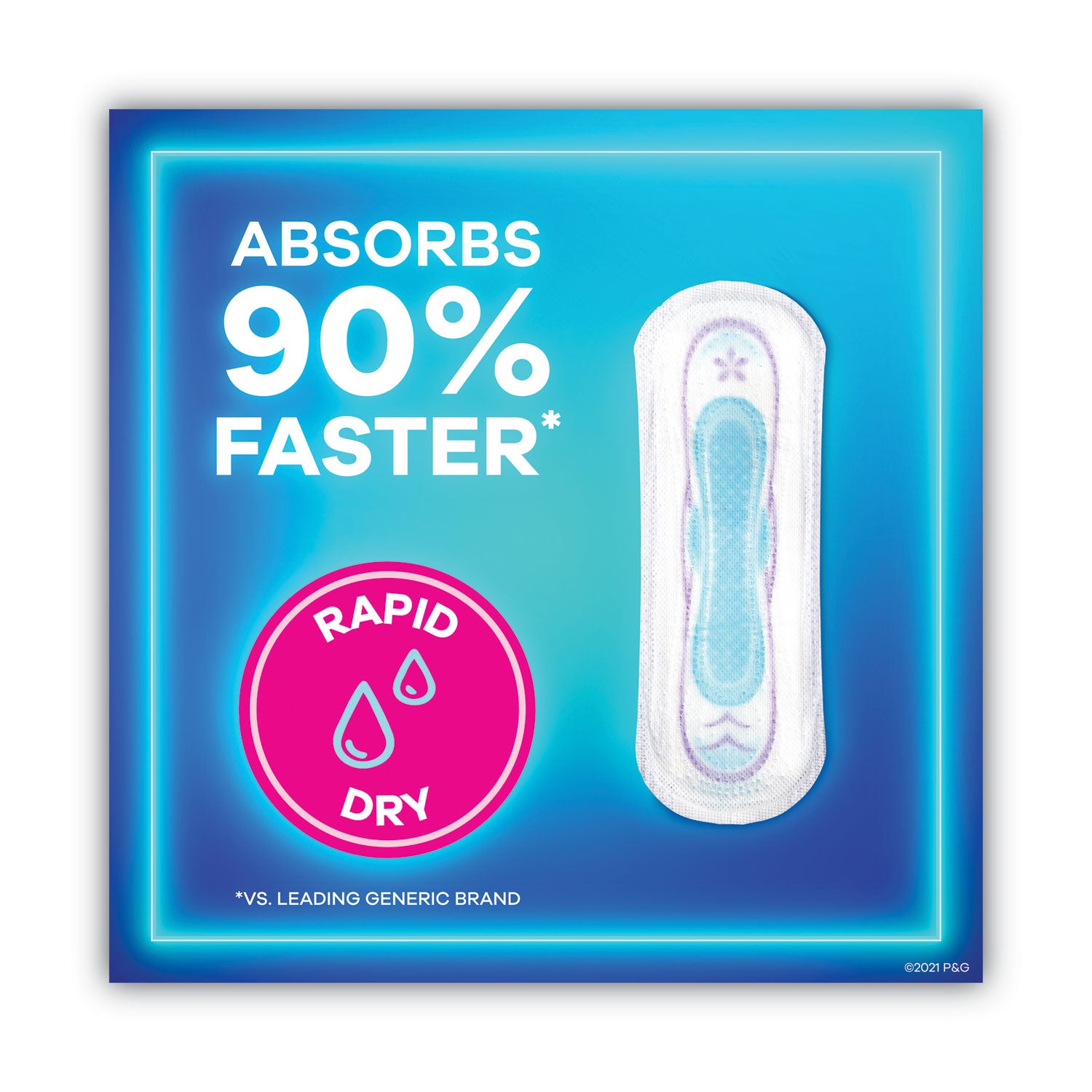 Size 2 - With Wings - Super - Unscented, Absorbent, Anti-leak, Odor-absorbing, Comfortable - 40 / Pack