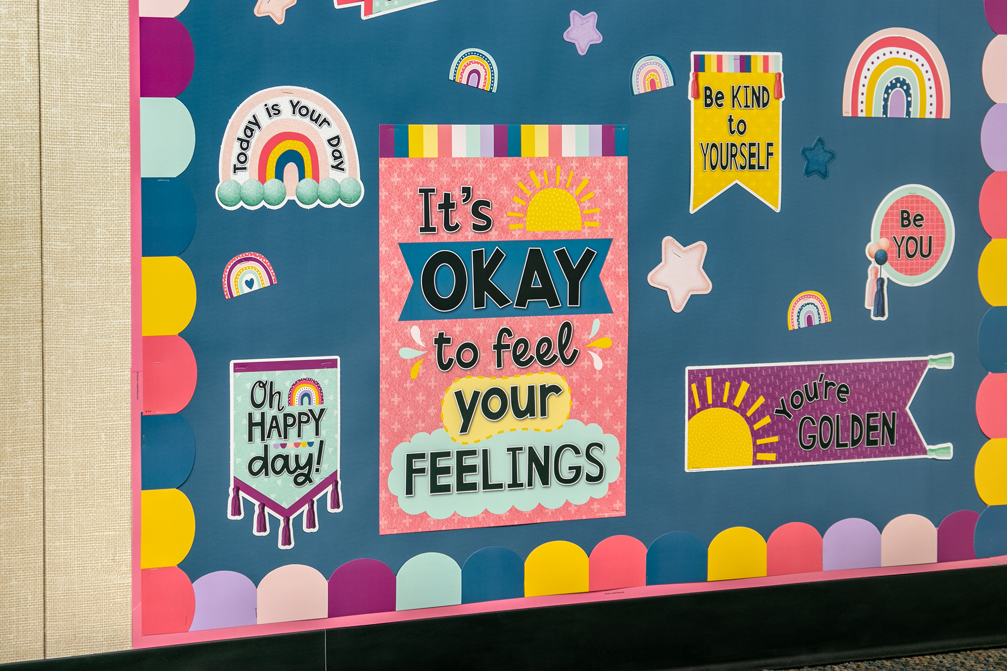 It’s Okay to Feel Your Feelings Positive Poster