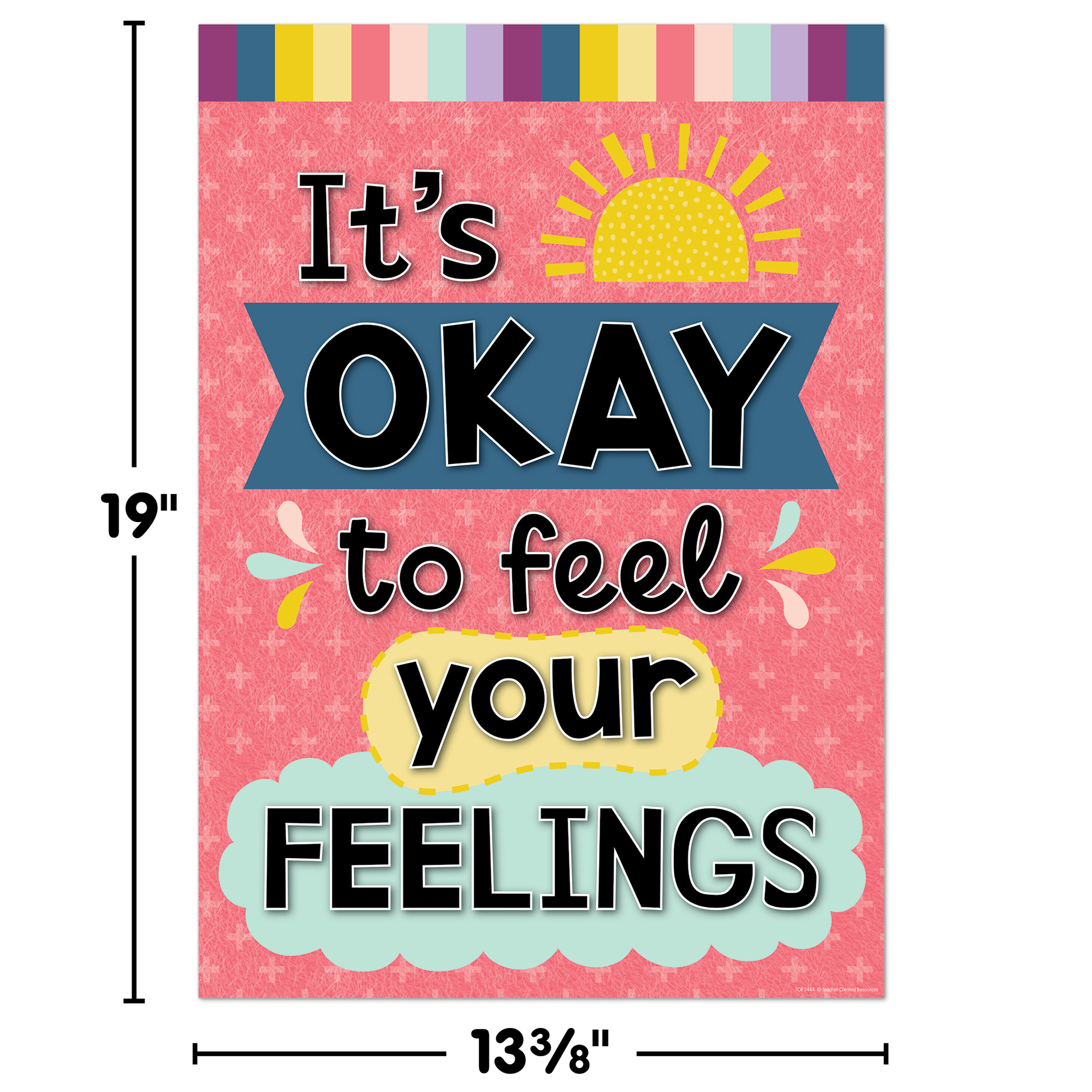 It’s Okay to Feel Your Feelings Positive Poster
