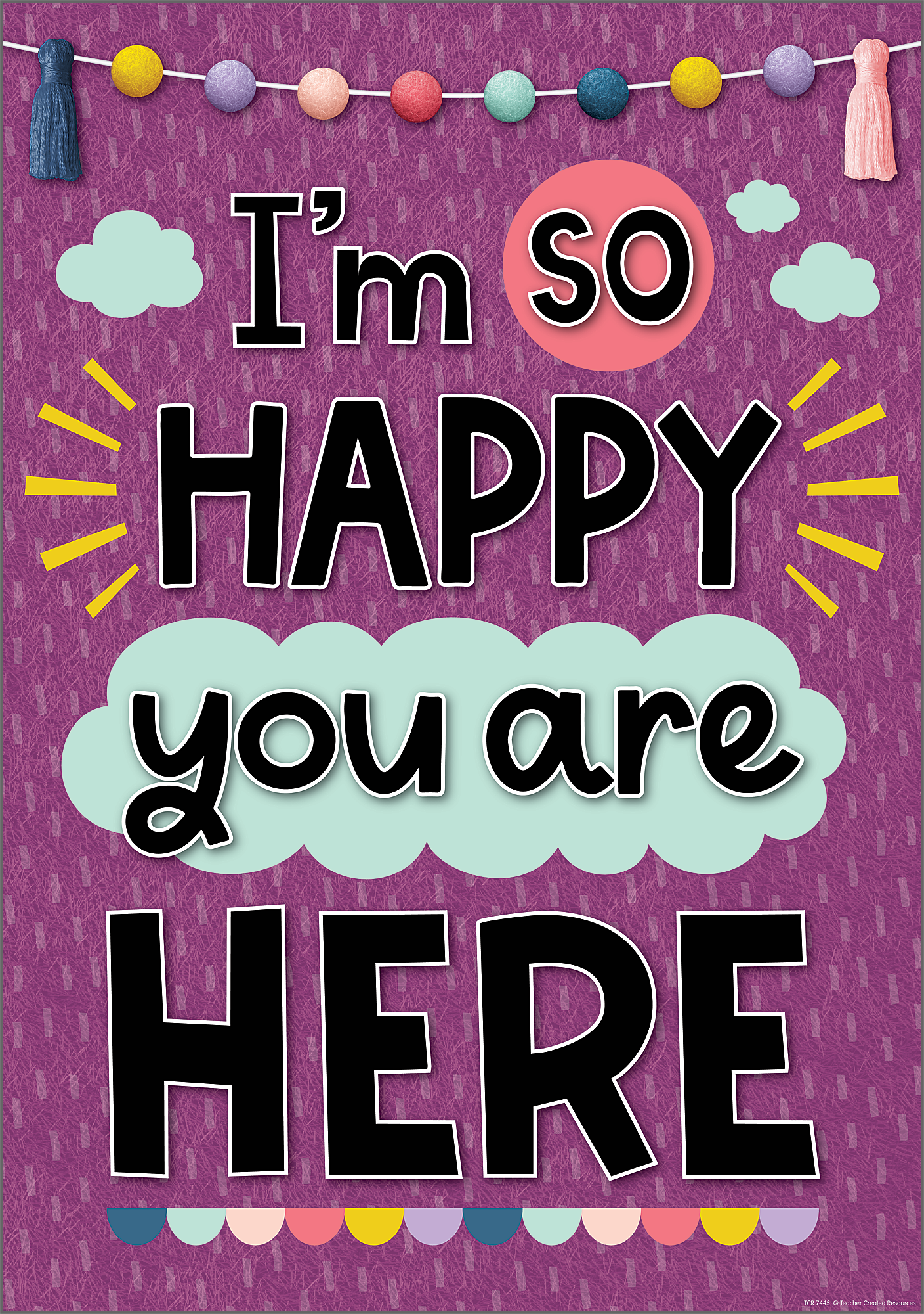 I’m So Happy You Are Here Positive Poster