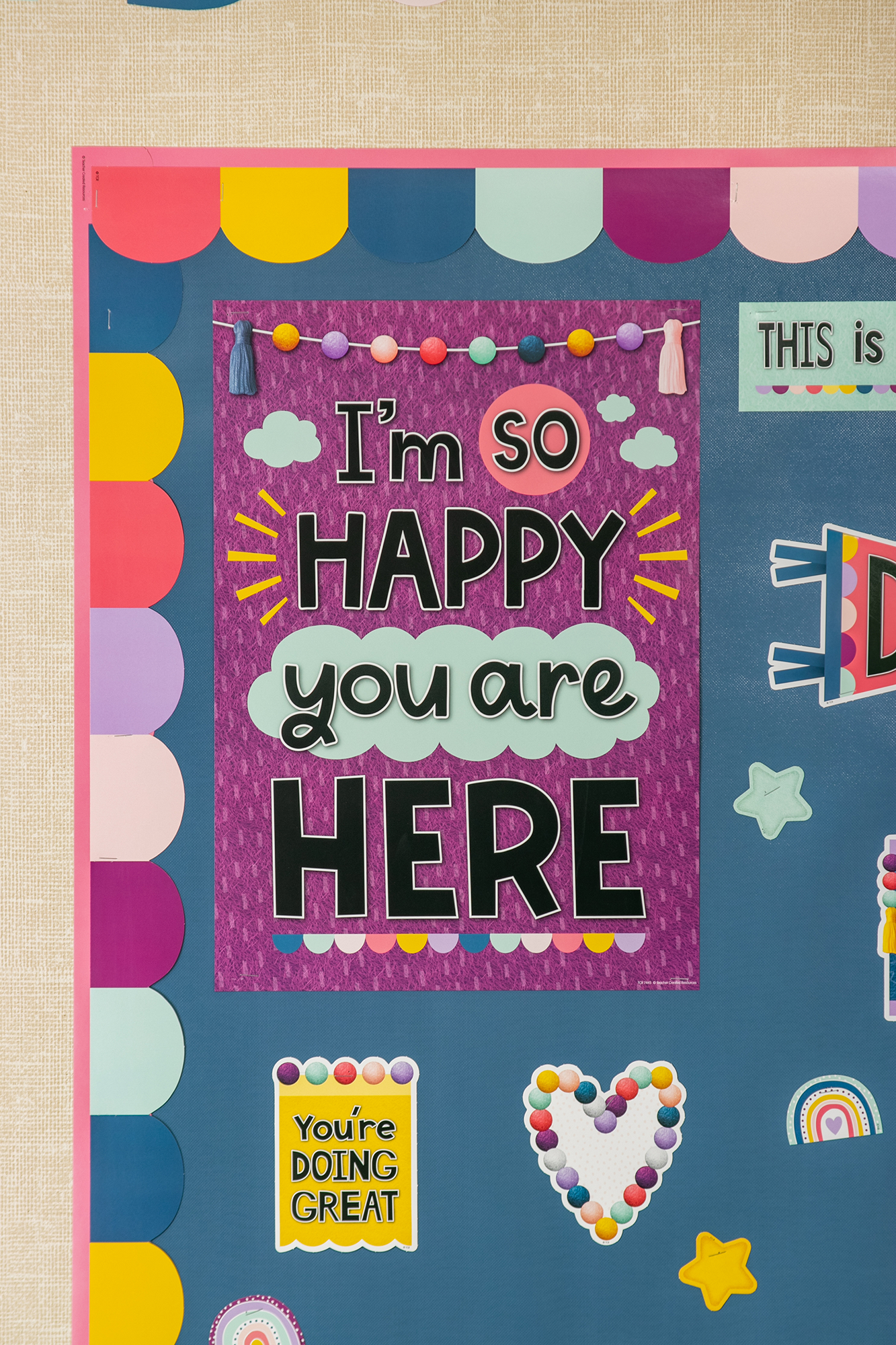 I’m So Happy You Are Here Positive Poster