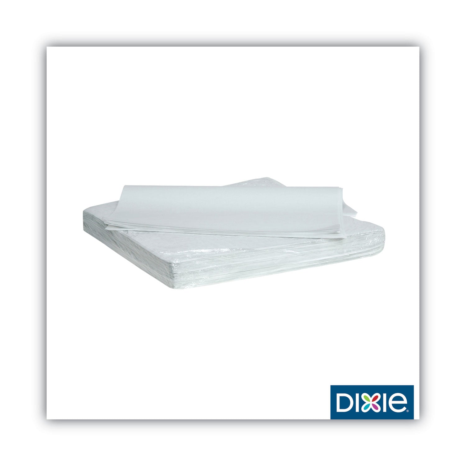 All-Purpose Food Wrap, Dry Wax Paper, 14 x 14, White, 1,000 Sheets/Pack, 4 Packs/Carton