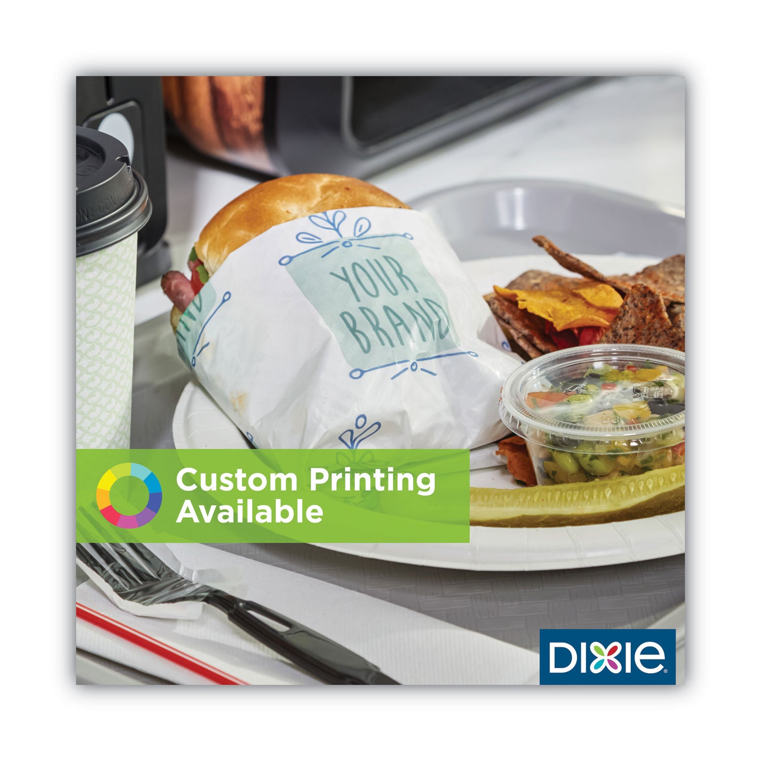 All-Purpose Food Wrap, Dry Wax Paper, 15 x 16, White, 1,000 Sheets/Pack, 3 Packs/Carton