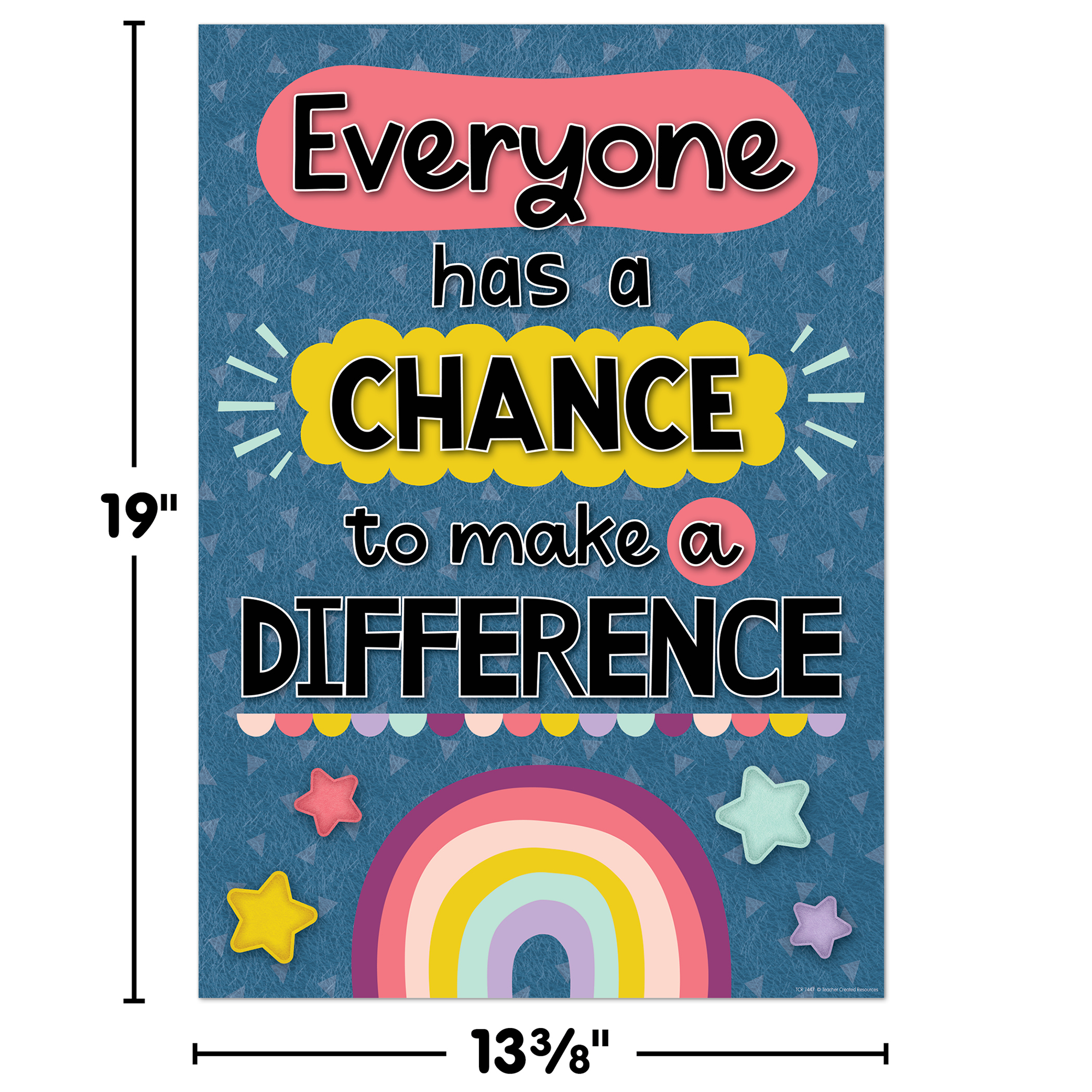 Everyone Has a Chance to Make a Difference Positive Poster