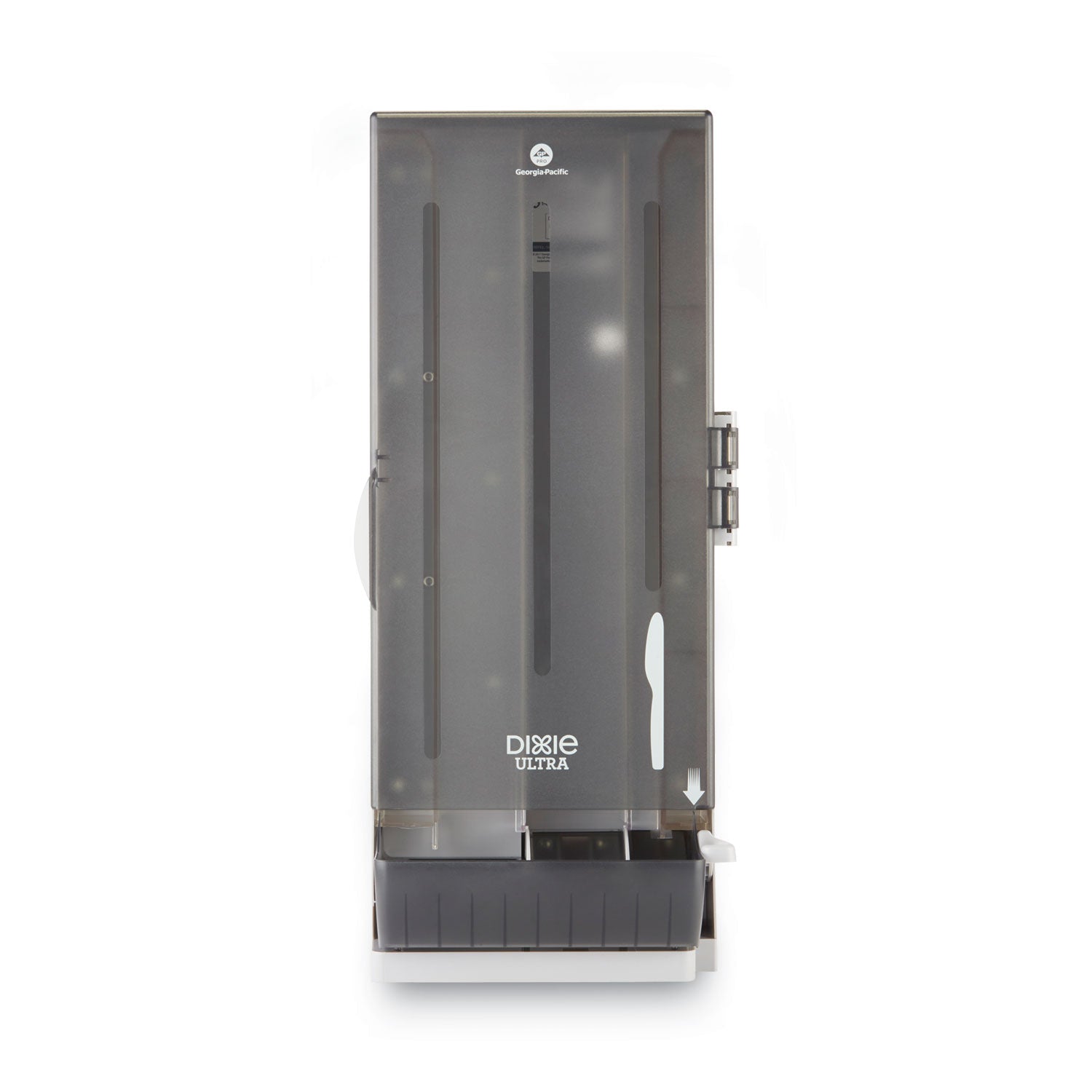 SmartStock Utensil Dispenser, Holds 120 Knives, 10 x 8.78 x 24.75, Smoke