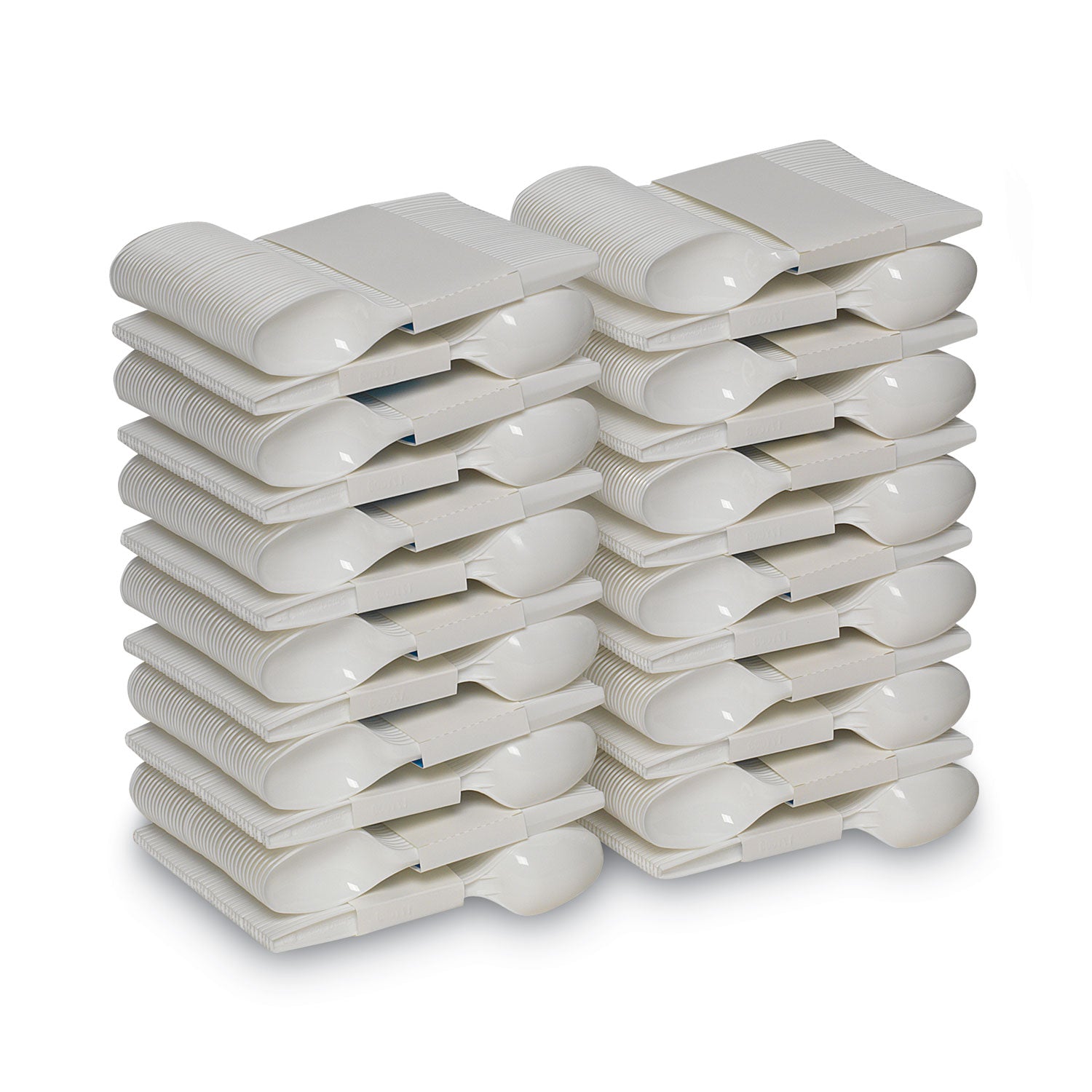 Spoon - 1 x Spoon - Disposable - White - 40/Pack - 24 / Carton