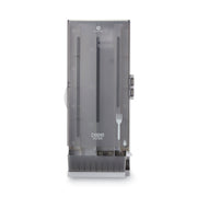 SmartStock Utensil Dispenser, Holds 120 Forks, 10 x 8.78 x 24.75, Smoke