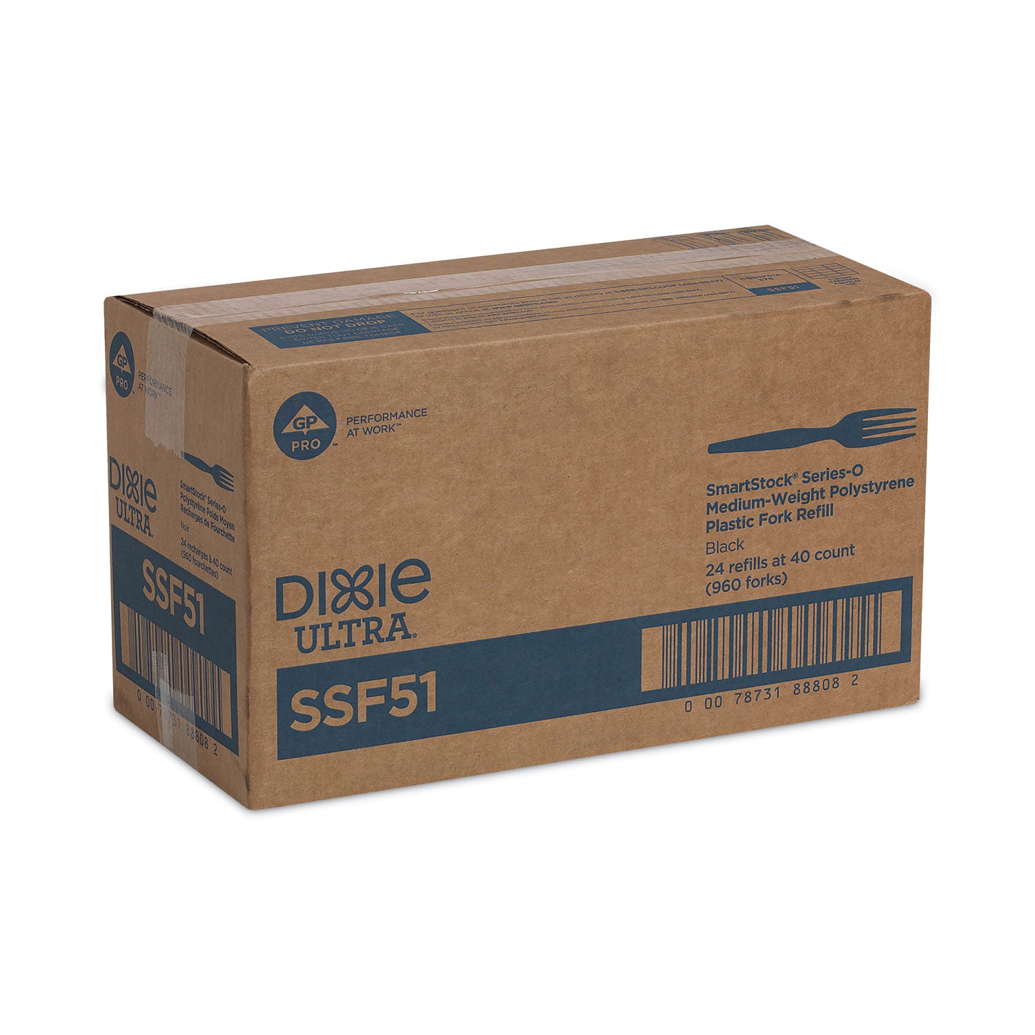 Black - 40/Pack - 24 / Carton