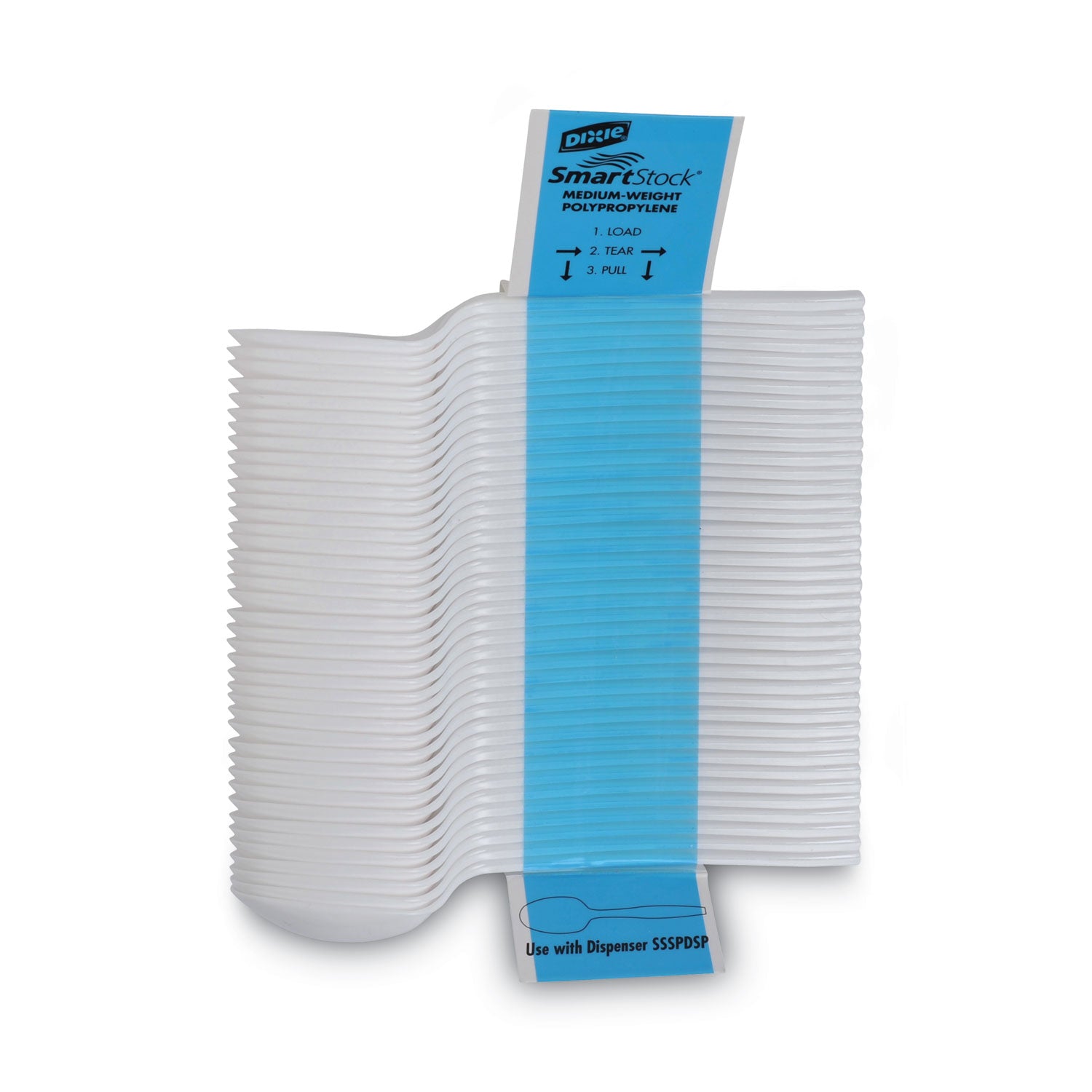 Spoon - 1 x Spoon - Disposable - White - 40/Pack - 24 / Carton