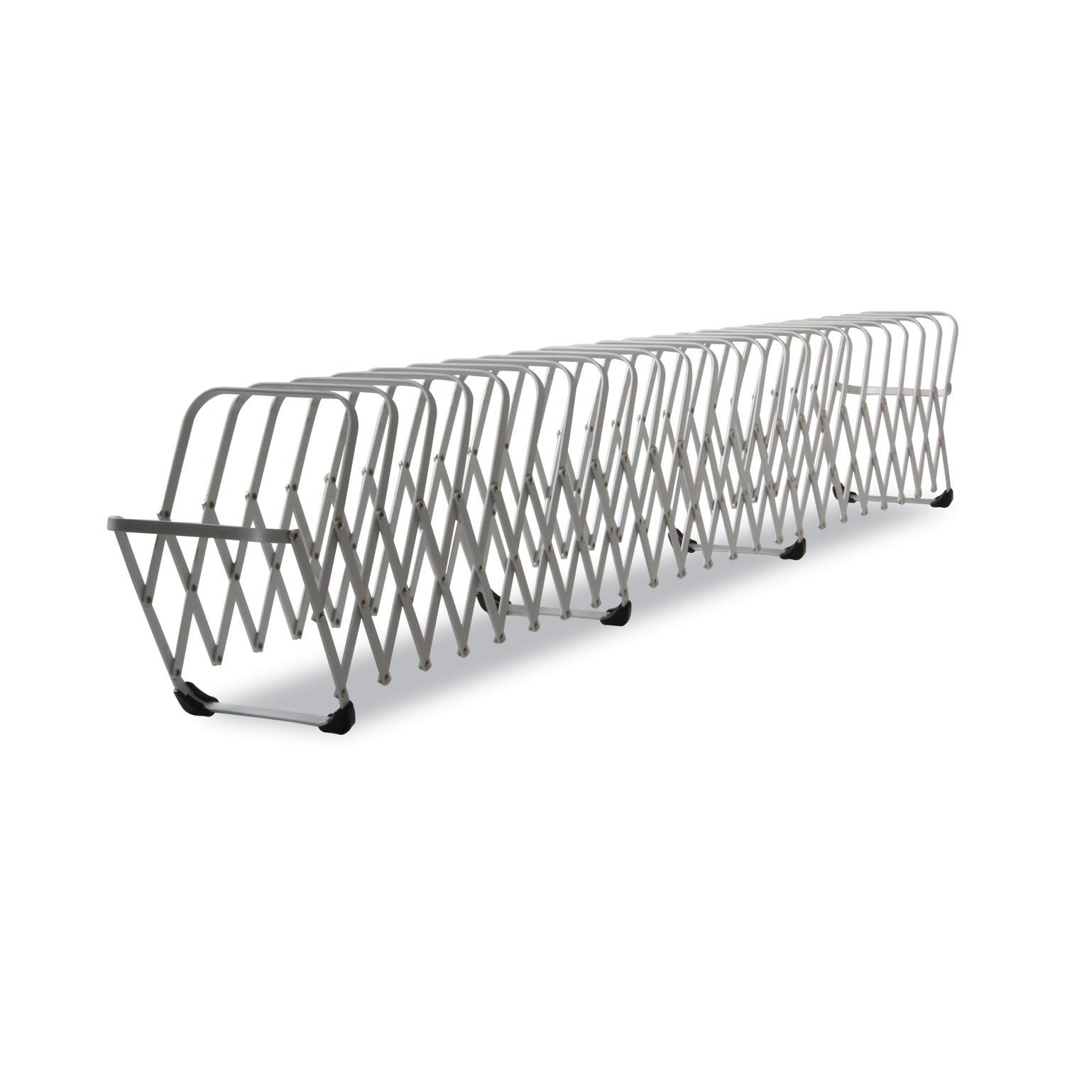 LEE Flexible Expandable Collator/Sorter/File - 24 - 7" Height x 11" Width x 10.50" Depth - Desktop - 22% Recycled - Silver - Aluminum - 1 Each