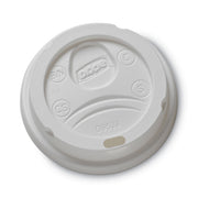 Dixie Small Hot Cup Lids by GP Pro - Dome - Plastic - 100 / Pack