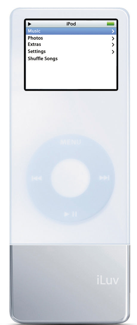 iLuv 37hr. Maximum iPod Nano Battery and Skin, White