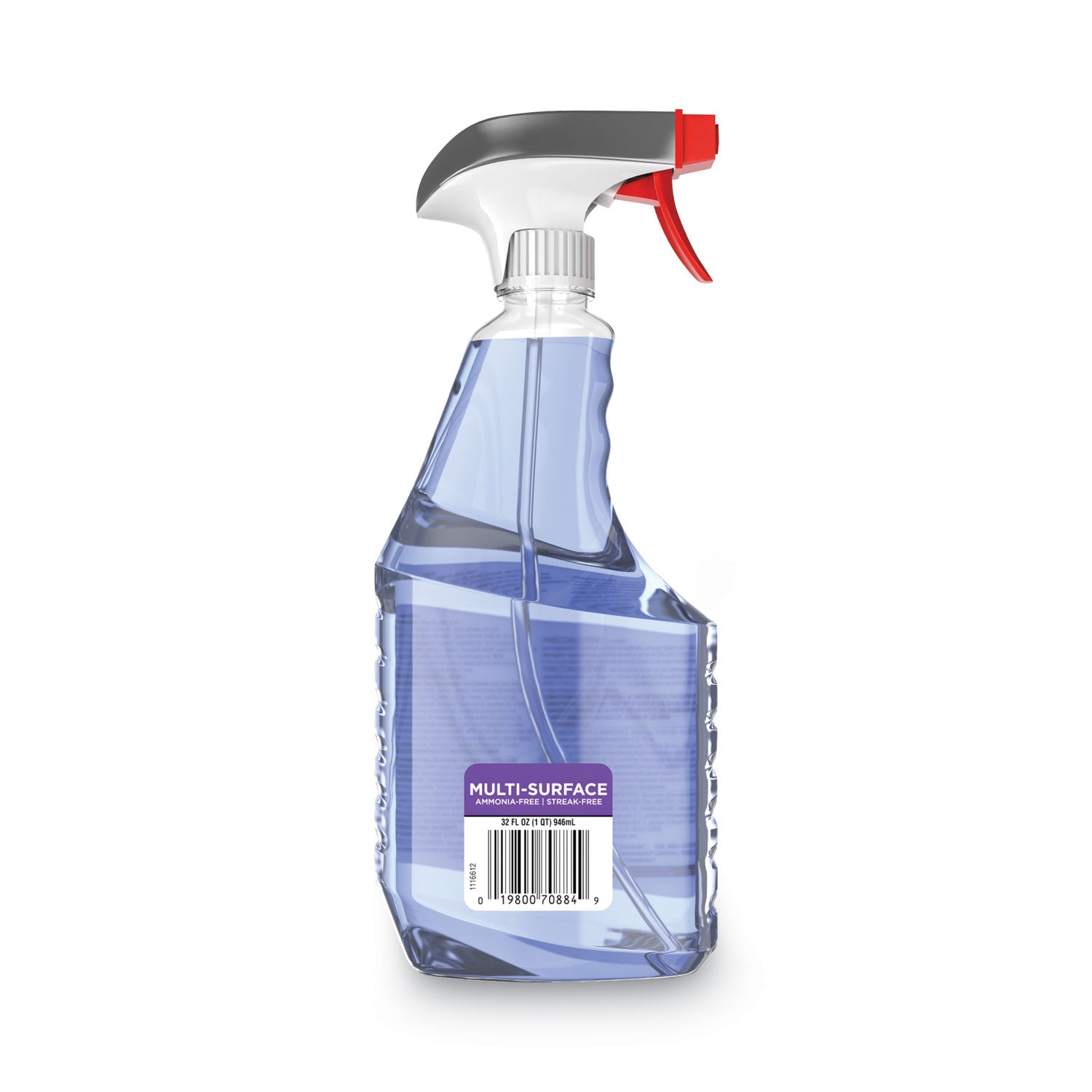 Windex Non-Ammoniated Cleaner, 32 fl oz, Streak-Free, Refillable, Purple Trigger Bottle, 1 Each