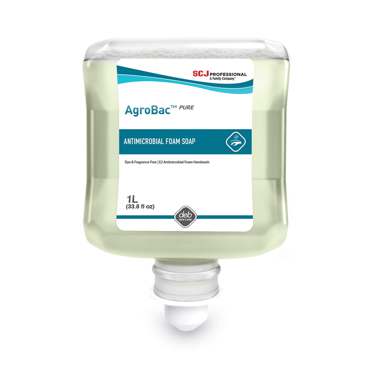 1.06 quart - Bacteria Remover - Hand - Antibacterial - Clear - Triclosan-free, Fragrance-free, Dye-free, Hygienic - 6 / Carton