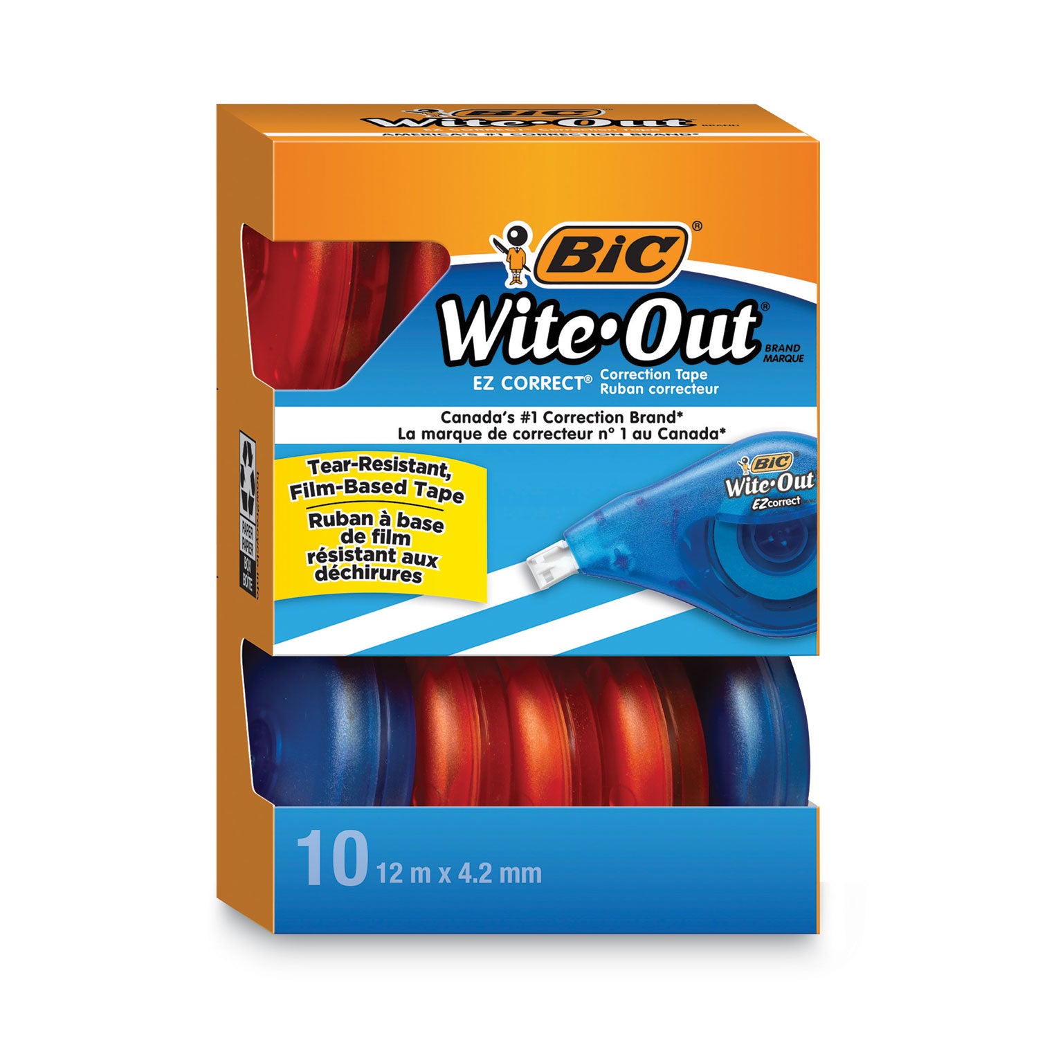 Wite-Out® Brand EZ Correct® Correction Tape, Pack of 10