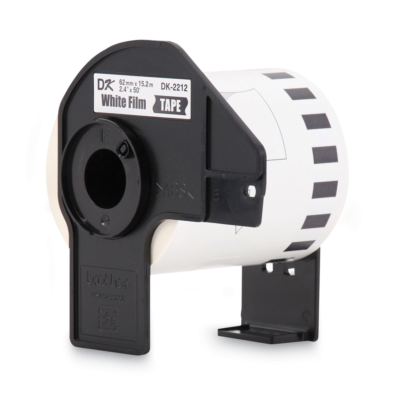 Brother Continuous Length Film Tape - 2 7/16" Width - Direct Thermal - White - 1 Roll