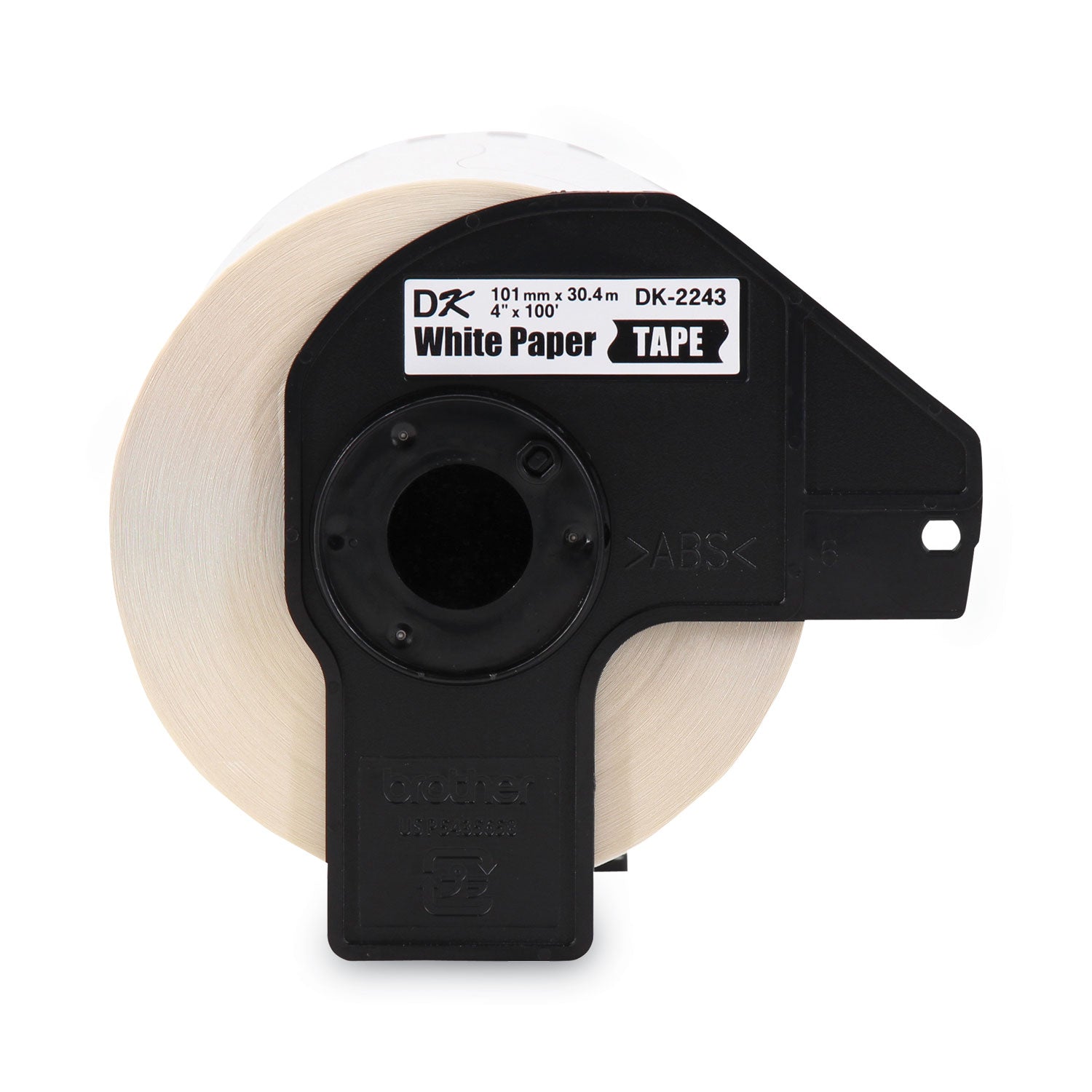4" Width - Direct Thermal - White - Paper - 1 Box