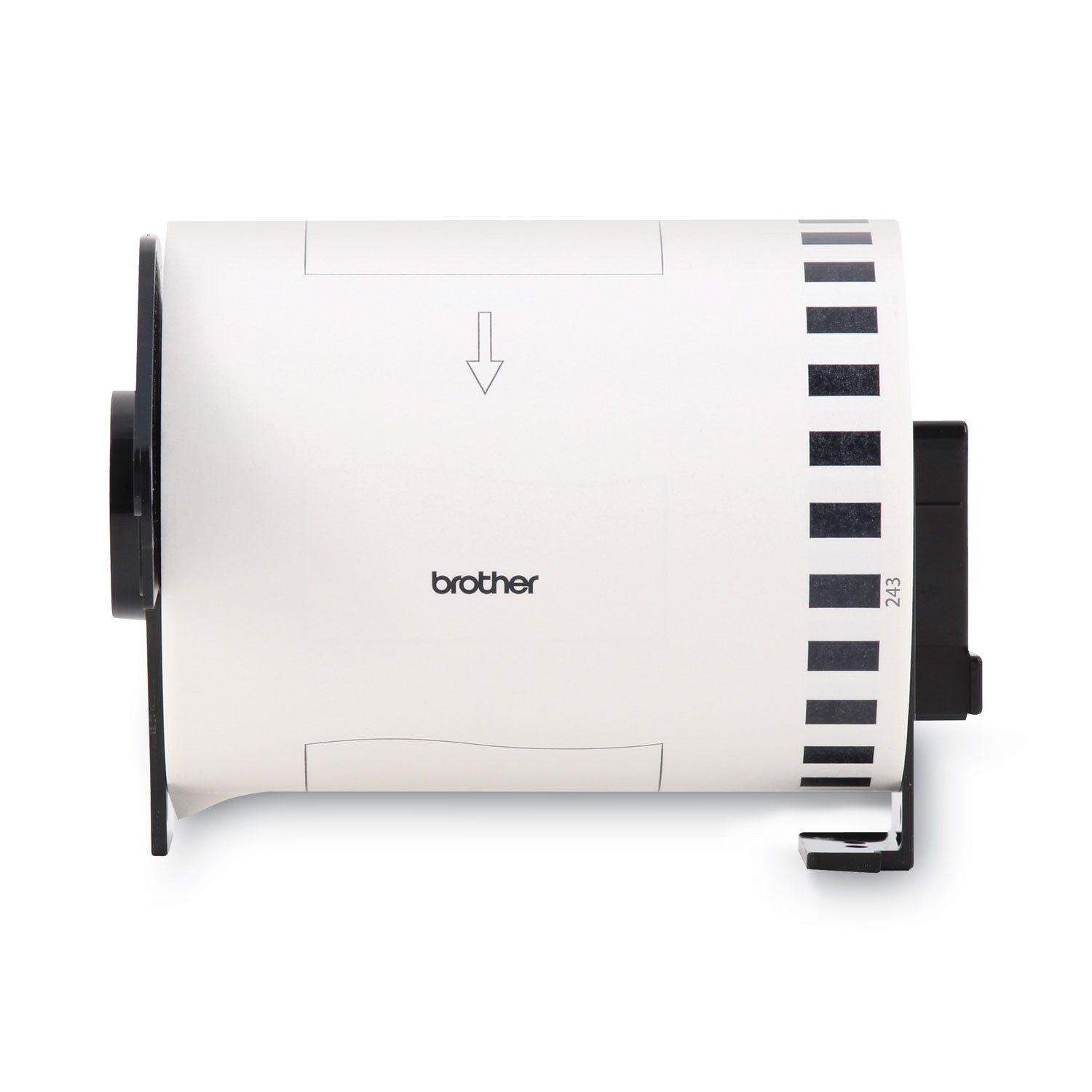 4" Width - Direct Thermal - White - Paper - 1 Box