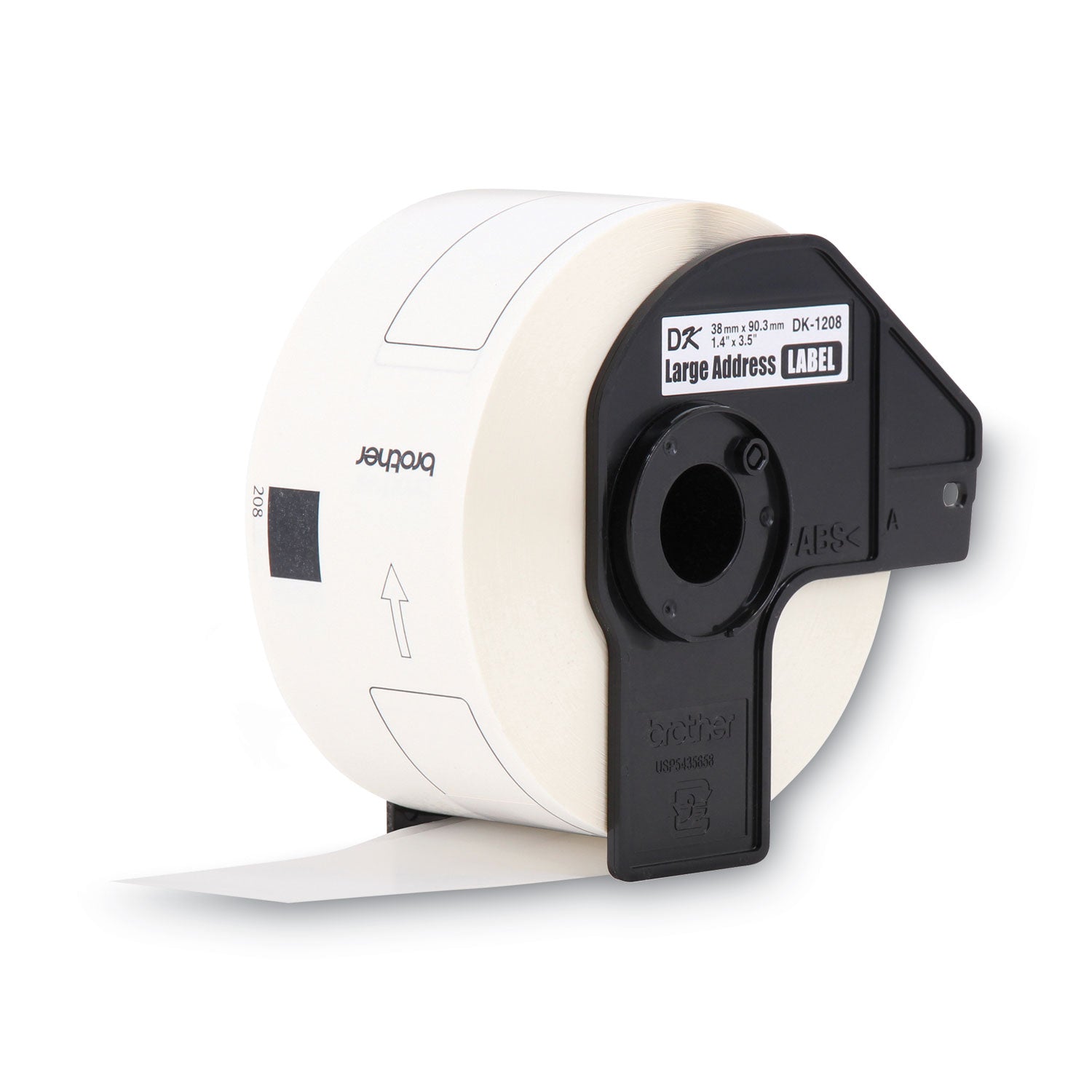 3 1/2" Width x 1 1/2" Length - Rectangle - Direct Thermal - White - Paper - 400 / Roll - 1 Roll