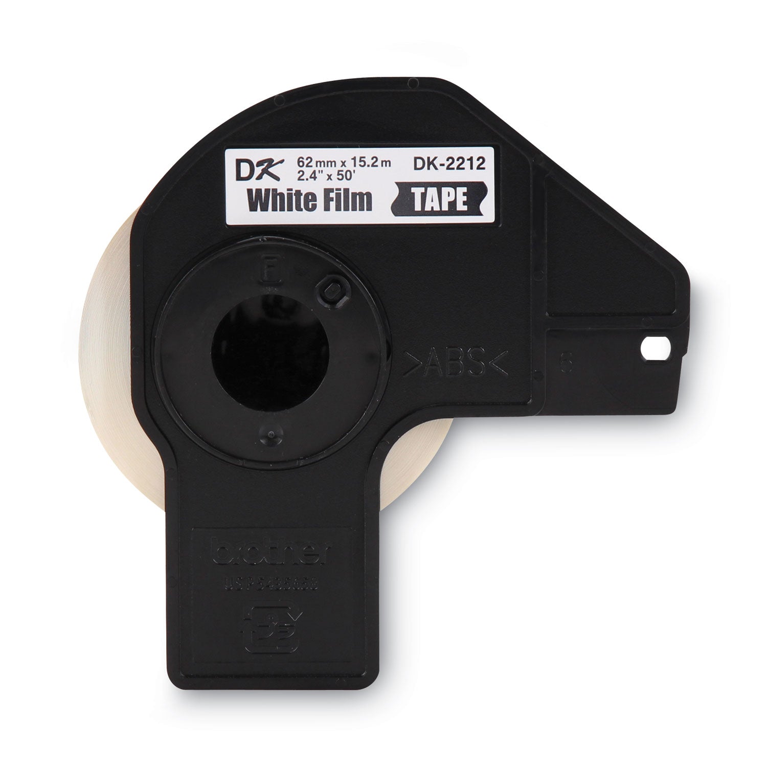 Brother Continuous Length Film Tape - 2 7/16" Width - Direct Thermal - White - 1 Roll