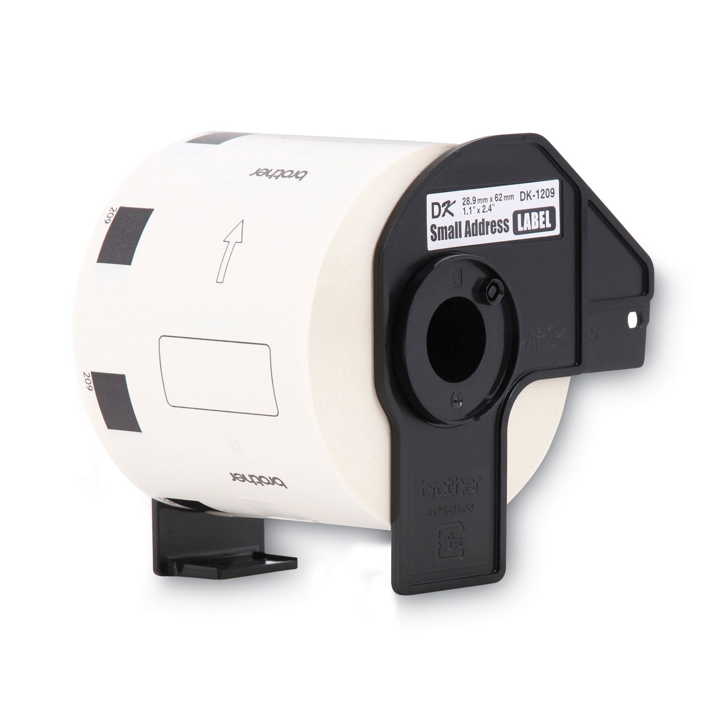 1 9/64" Width x 2 27/64" Length - Rectangle - Direct Thermal - White - 800 / Roll - 1 Roll