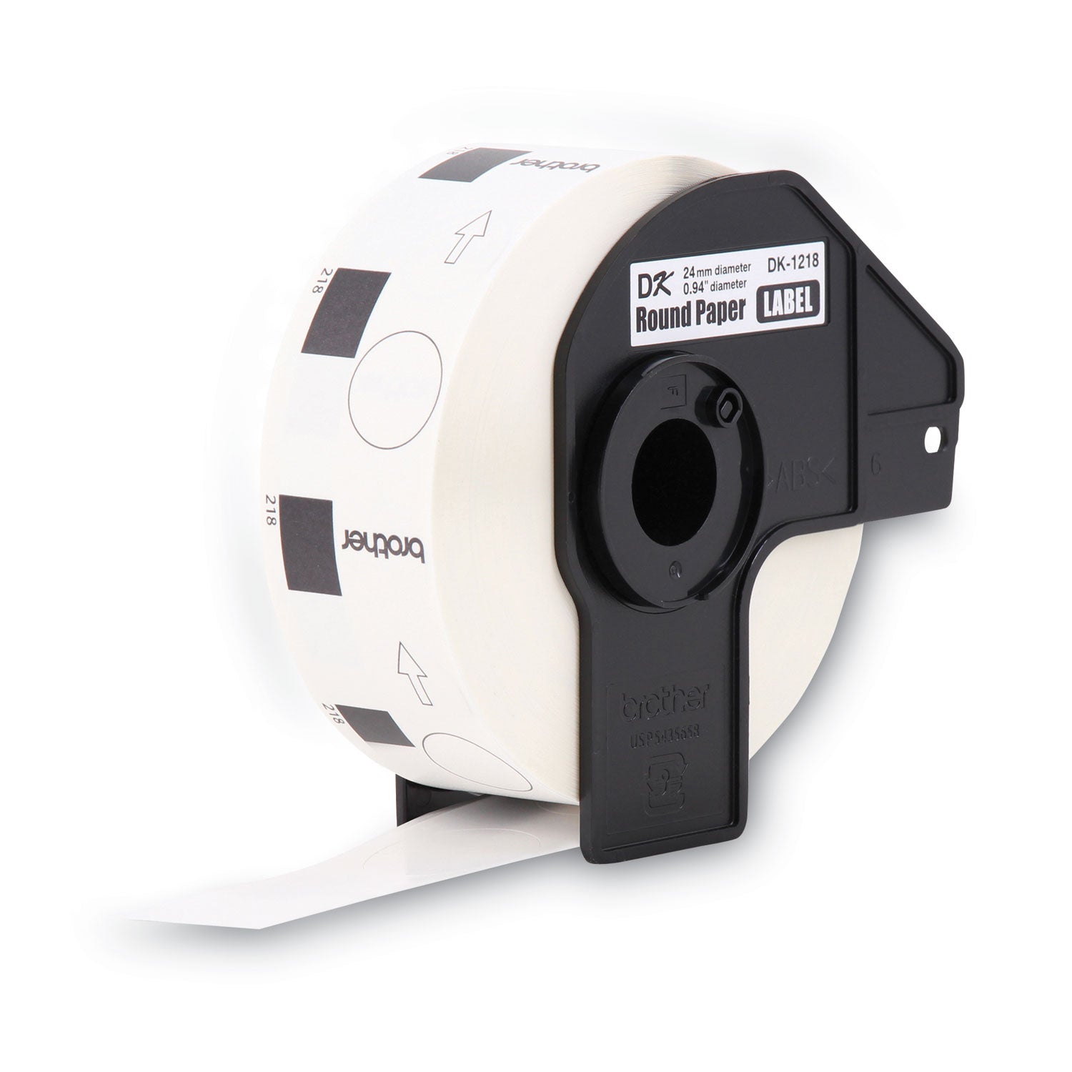 1" Length - Direct Thermal - White - 1000 / Roll - 1 Roll