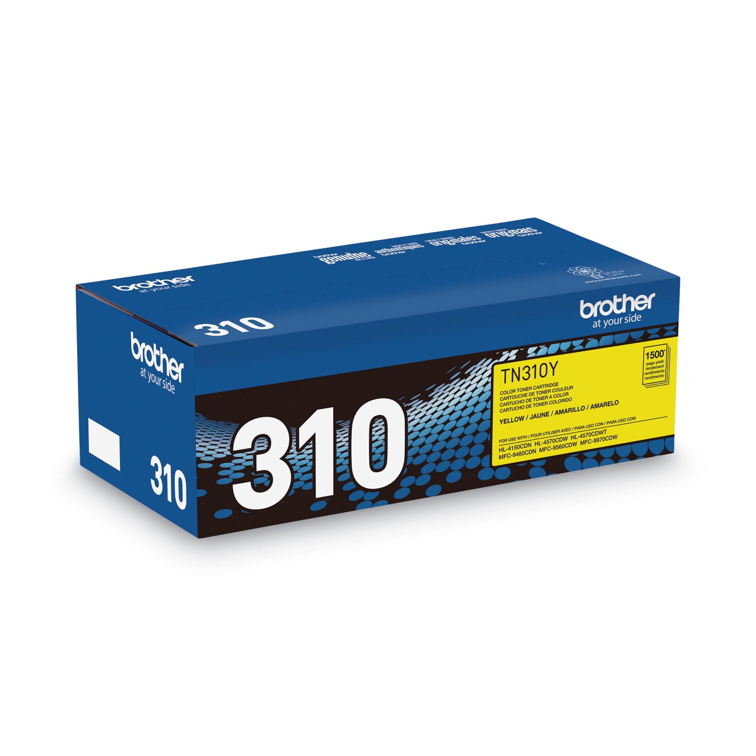 Brother TN310Y Original Laser Toner Cartridge - Yellow - 1 Each