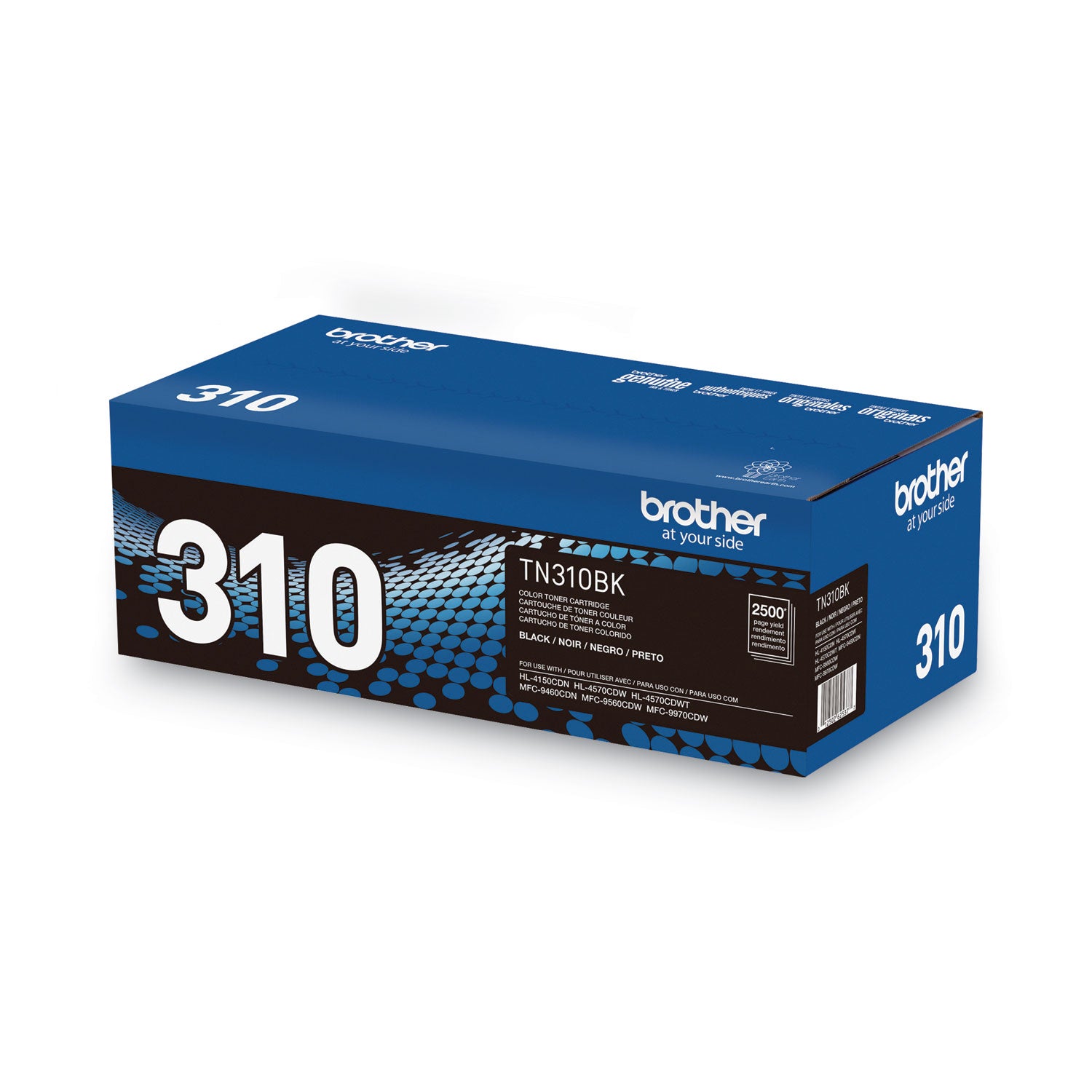 Brother TN310BK Original Laser Toner Cartridge - Black - 1 Each