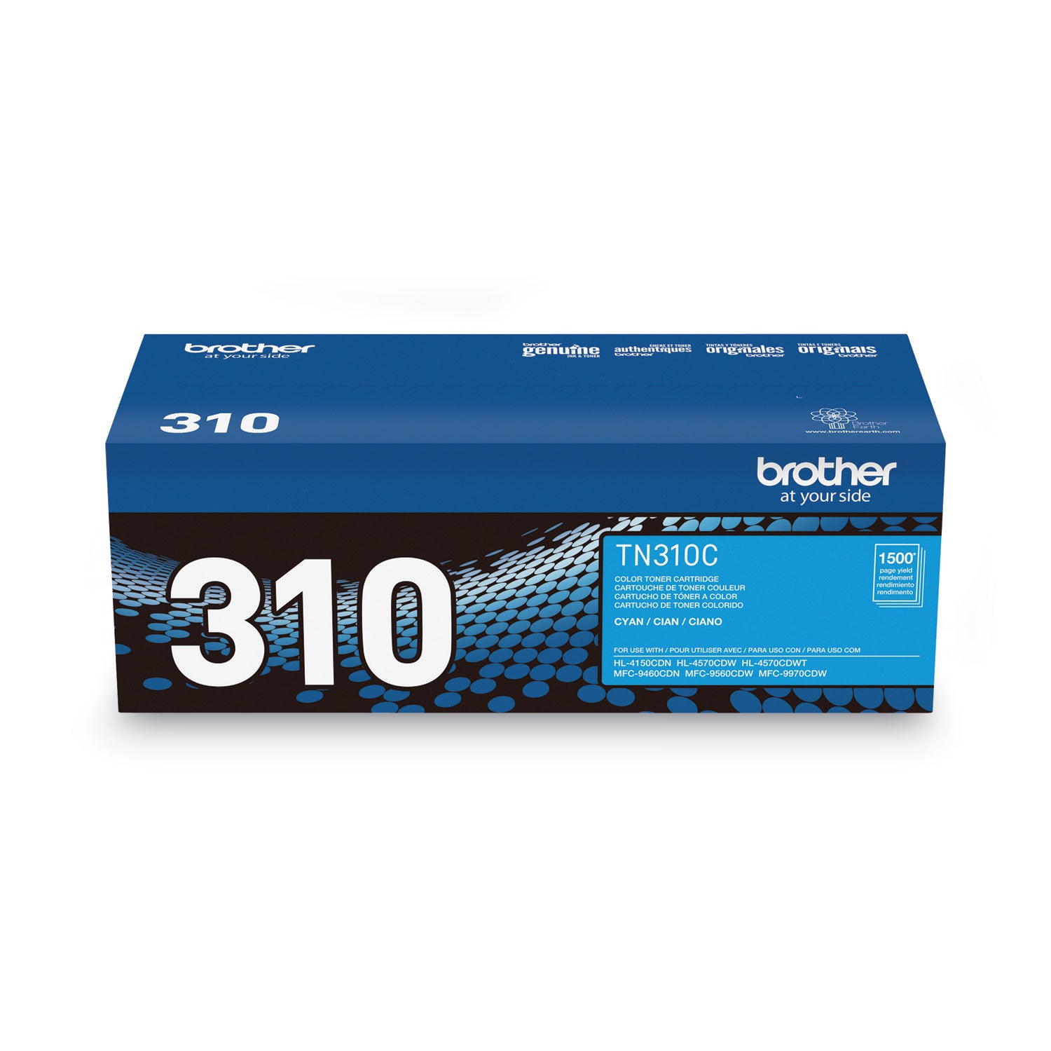 Brother TN310C Original Laser Toner Cartridge - Cyan - 1 Each
