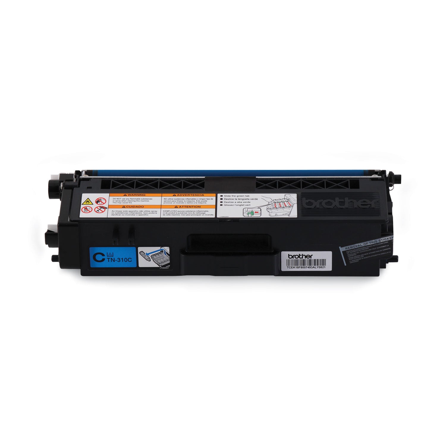 Brother TN310C Original Laser Toner Cartridge - Cyan - 1 Each