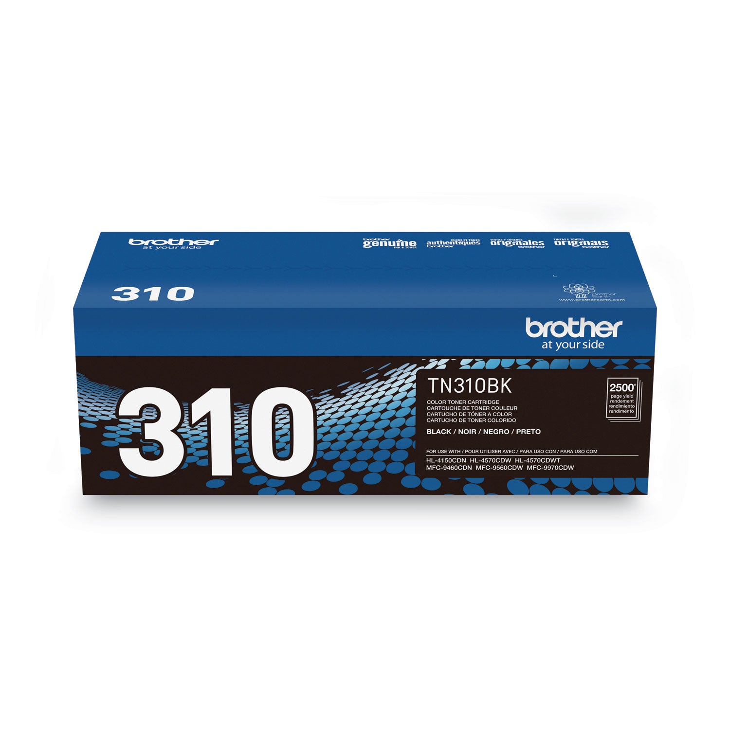 Brother TN310BK Original Laser Toner Cartridge - Black - 1 Each