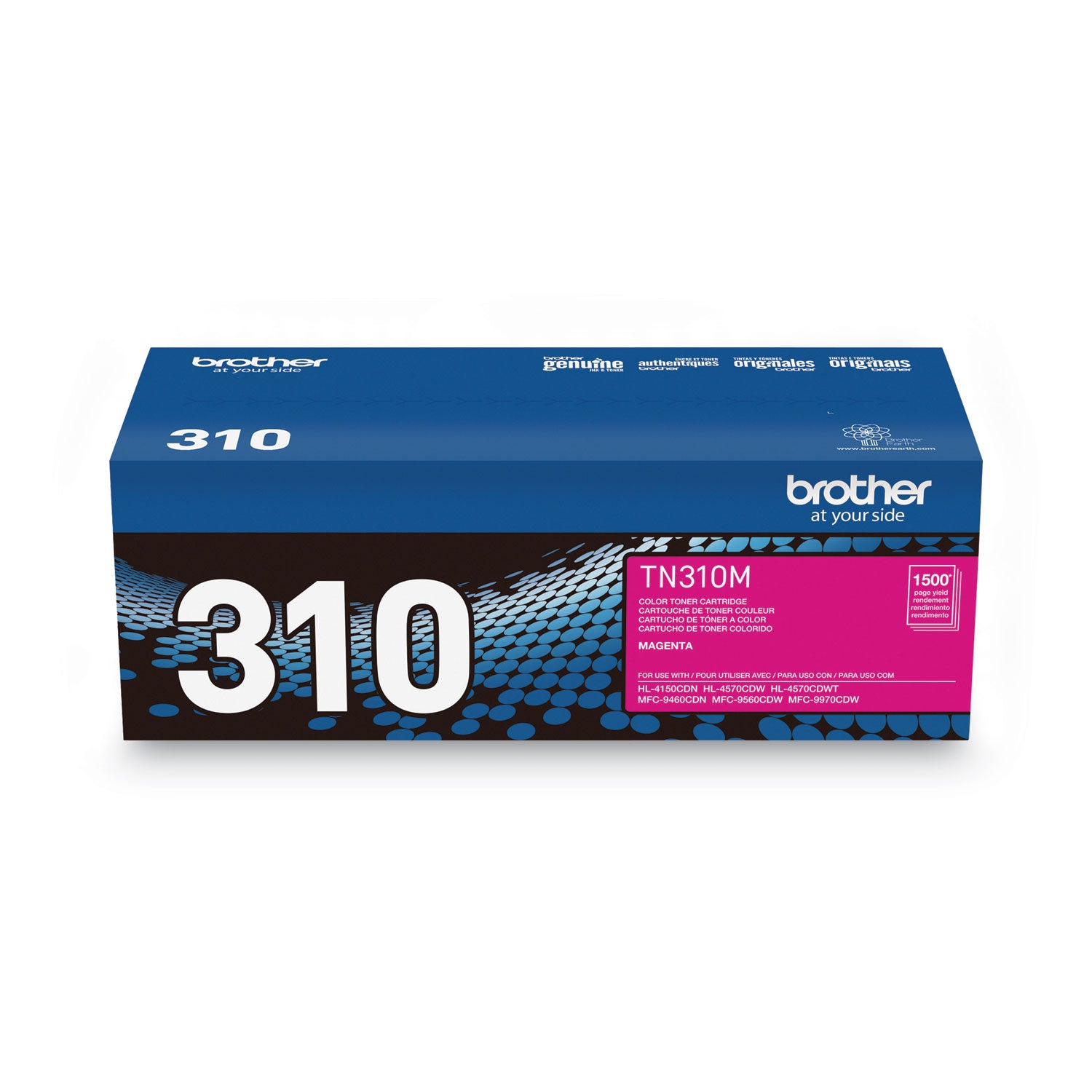 Brother TN310M Original Laser Toner Cartridge - Magenta - 1 Each