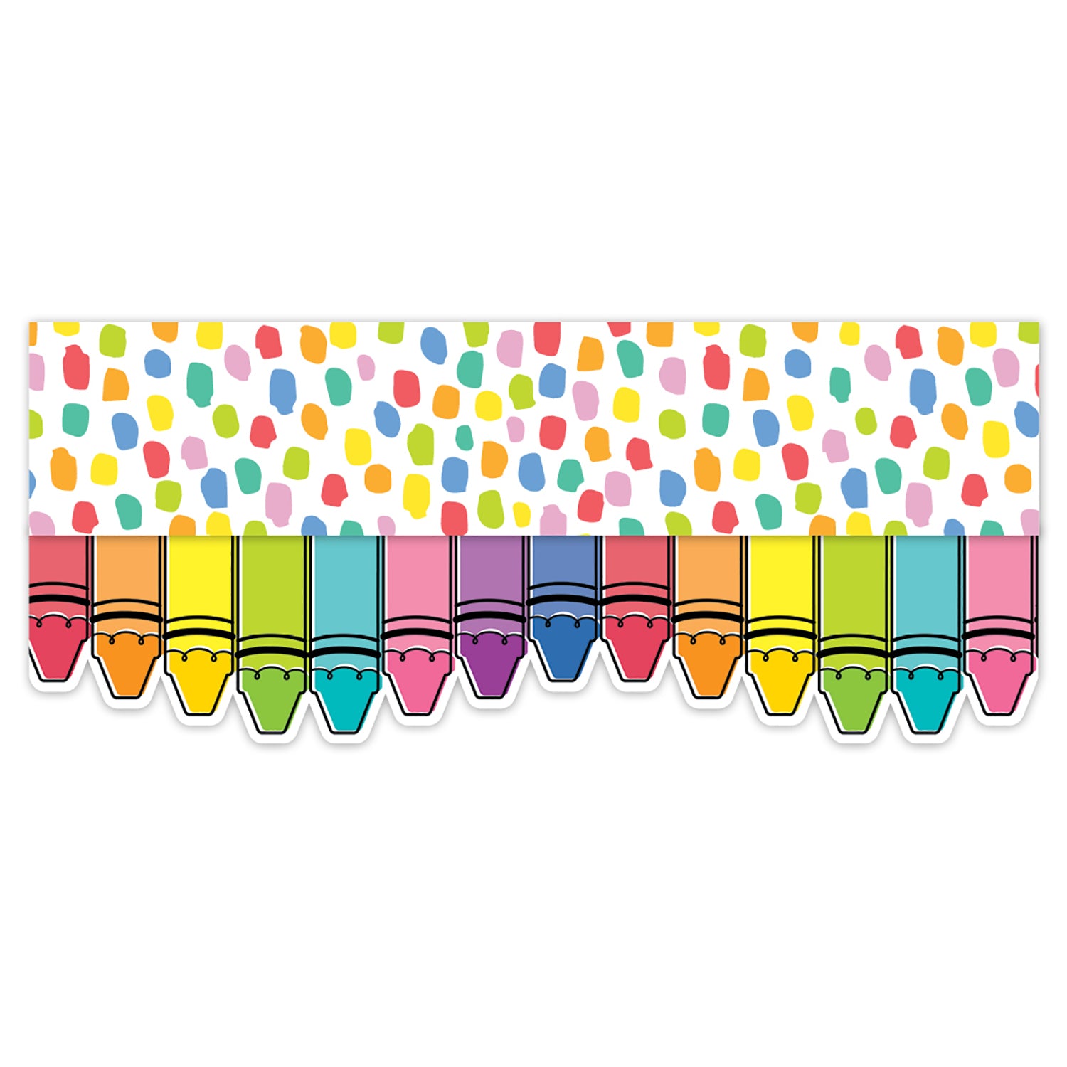 Core Decor Doodle Crayons EZ Border, 48 Feet
