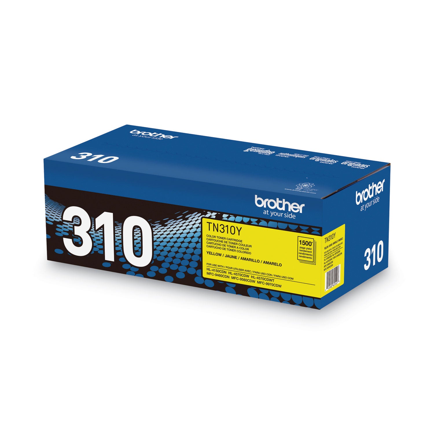 Brother TN310Y Original Laser Toner Cartridge - Yellow - 1 Each