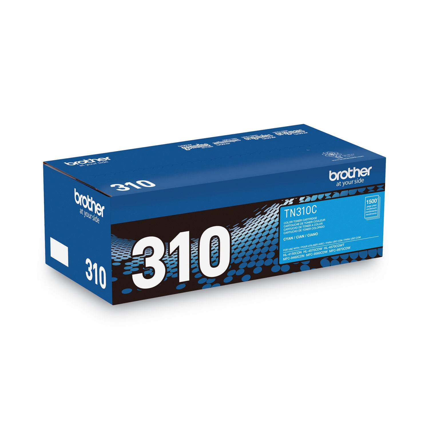 Brother TN310C Original Laser Toner Cartridge - Cyan - 1 Each