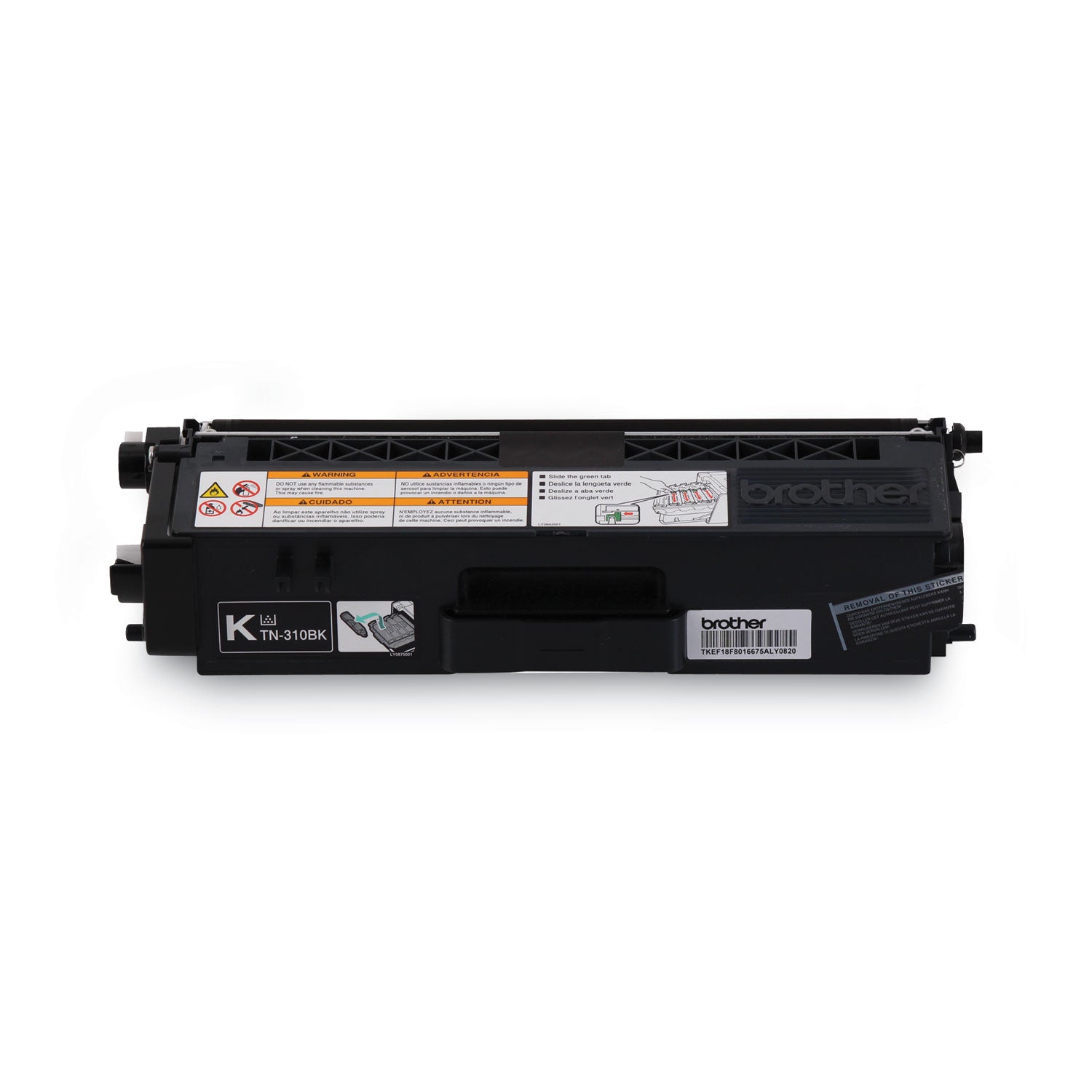 Brother TN310BK Original Laser Toner Cartridge - Black - 1 Each