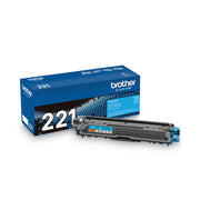 Brother TN221C Original Standard Yield Laser Toner Cartridge - Cyan - 1 Each