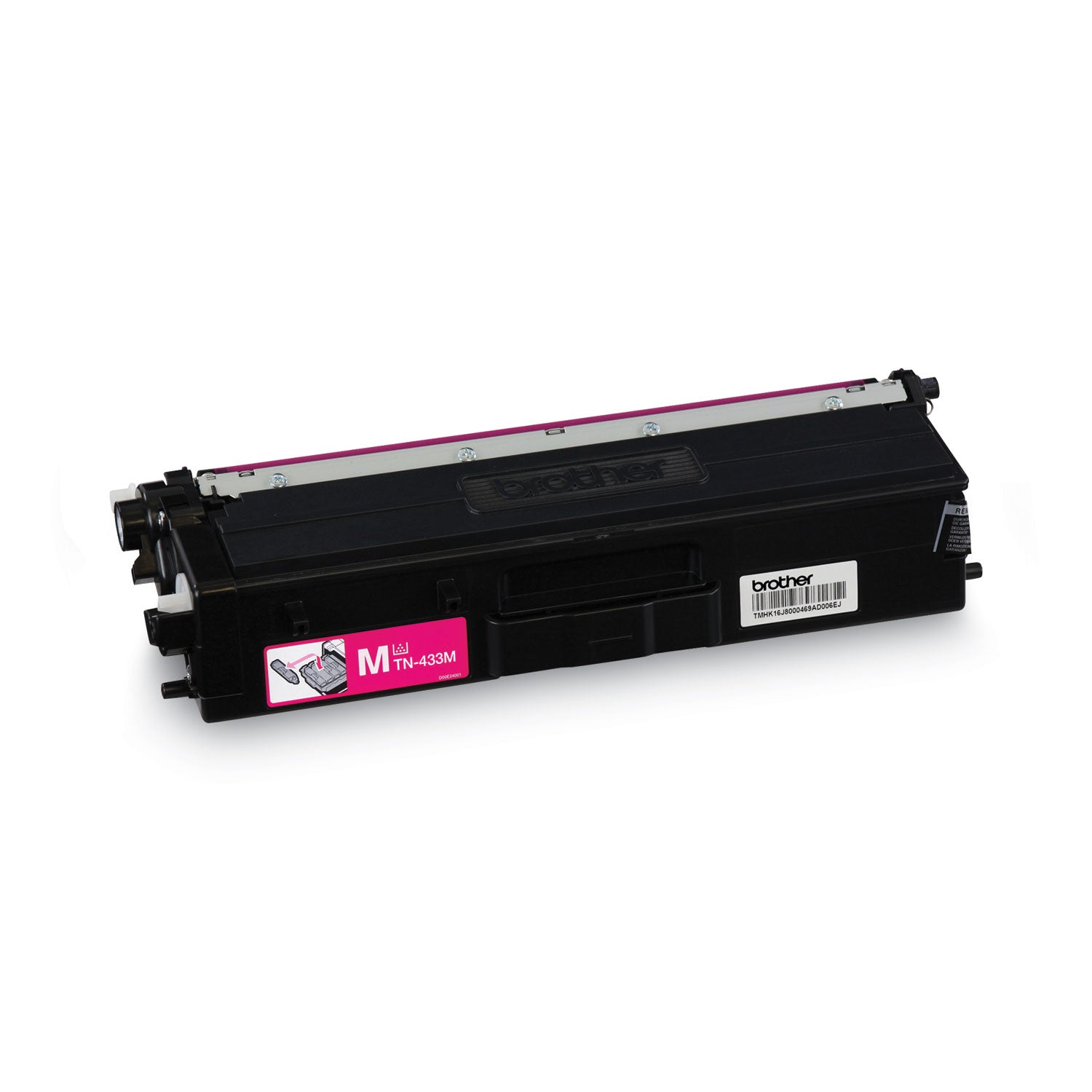 Brother TN433M Original High Yield Laser Toner Cartridge - Magenta - 1 Each
