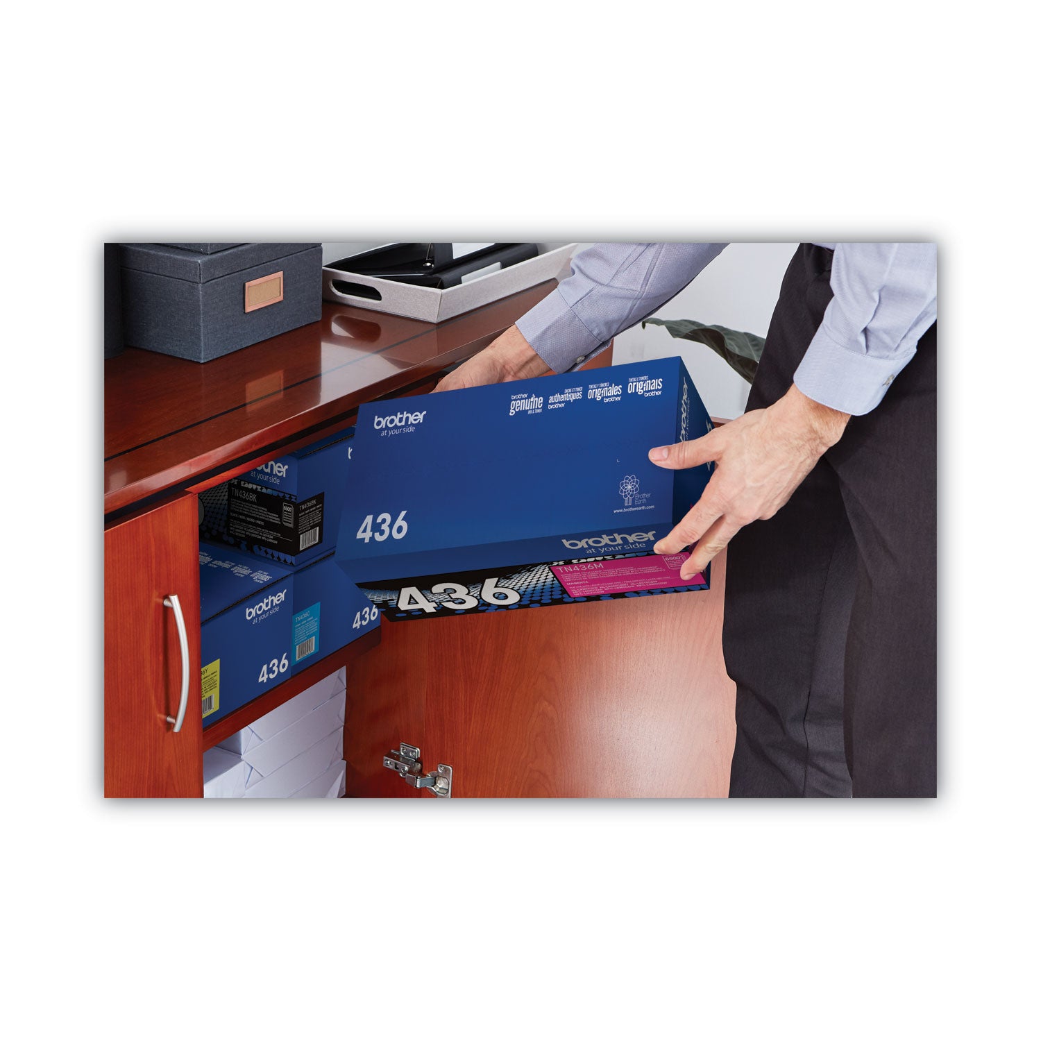 Brother TN436M Original Laser Toner Cartridge - Magenta - 1 Each