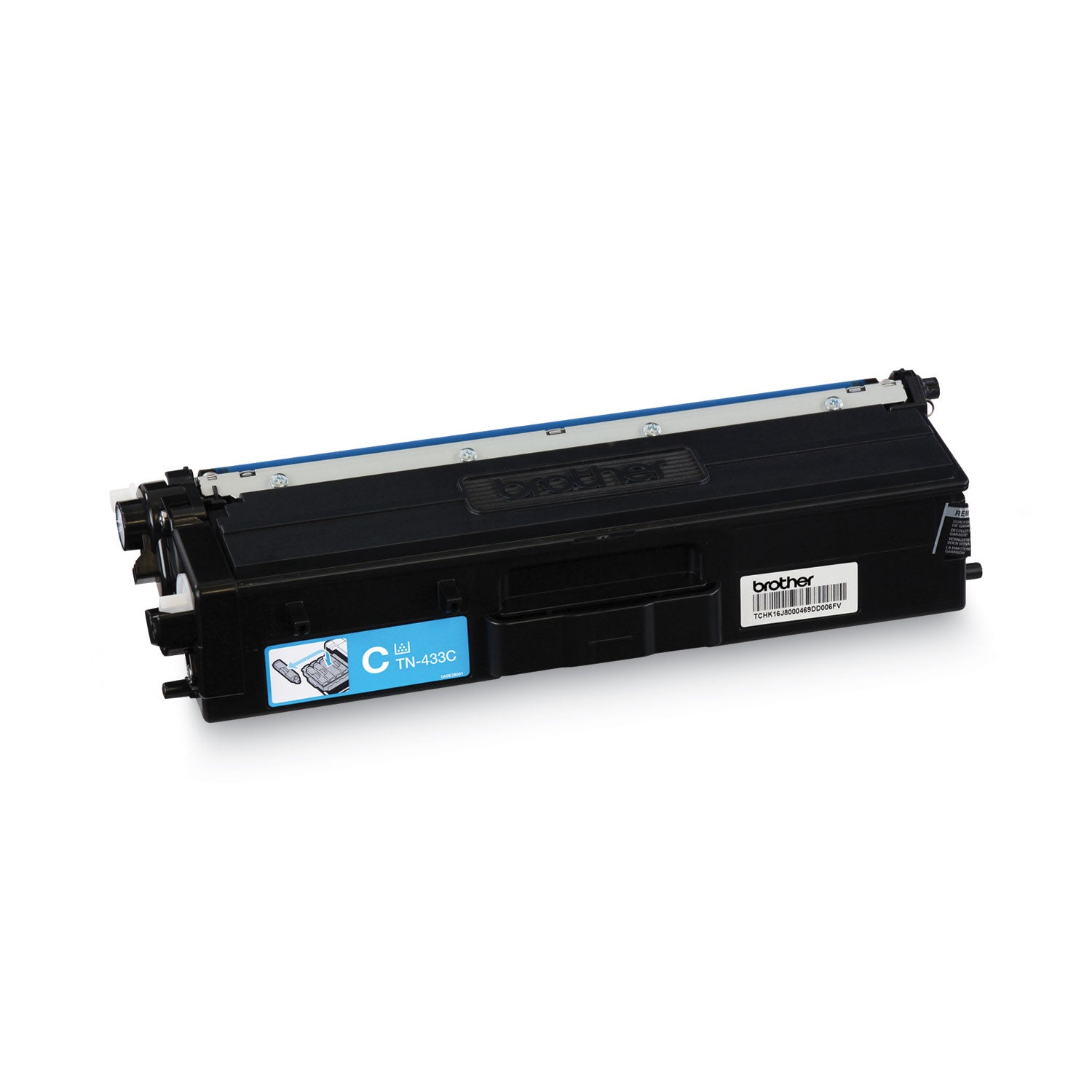 Brother TN433C Original High Yield Laser Toner Cartridge - Cyan - 1 Each