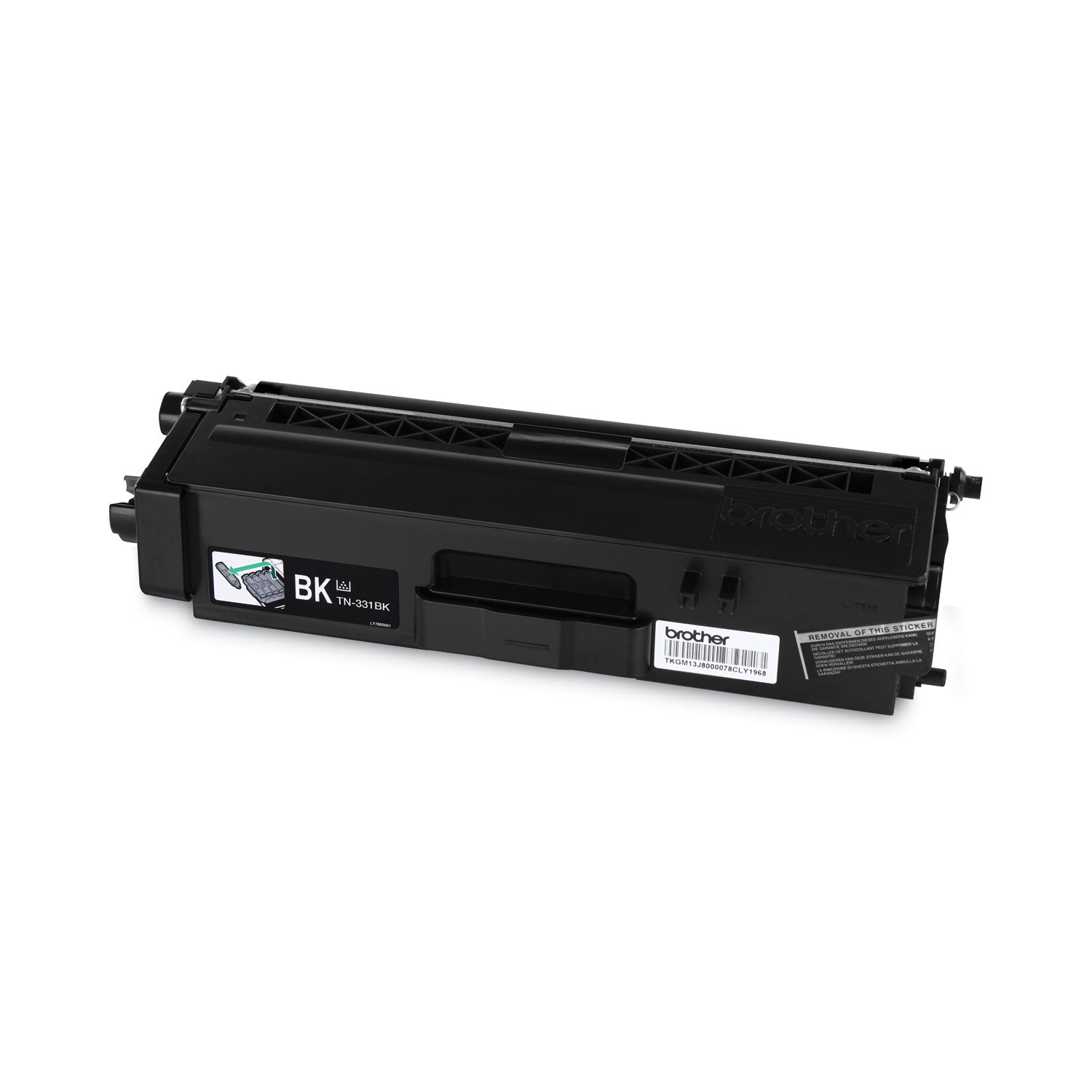 Brother TN331BK Original Laser Toner Cartridge - Black - 1 Each