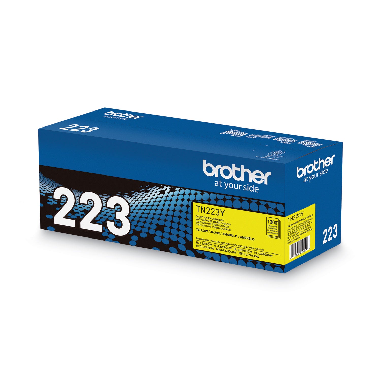 Brother TN-223Y Original Standard Yield Laser Toner Cartridge - Yellow - 1 Each