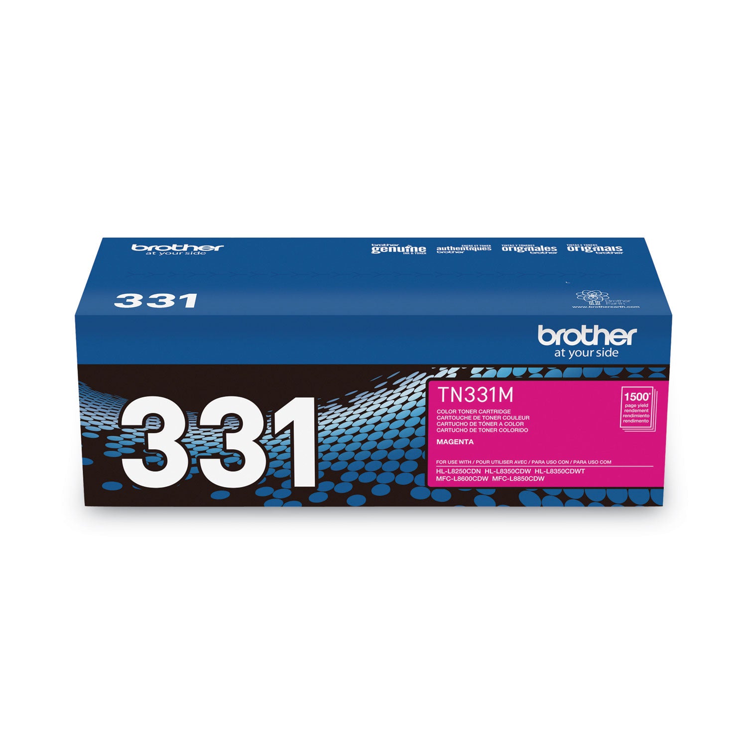 Brother TN331M Original Laser Toner Cartridge - Magenta - 1 Each